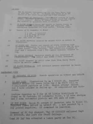 British Army log details killing of IRA volunteer on Falls in 1972