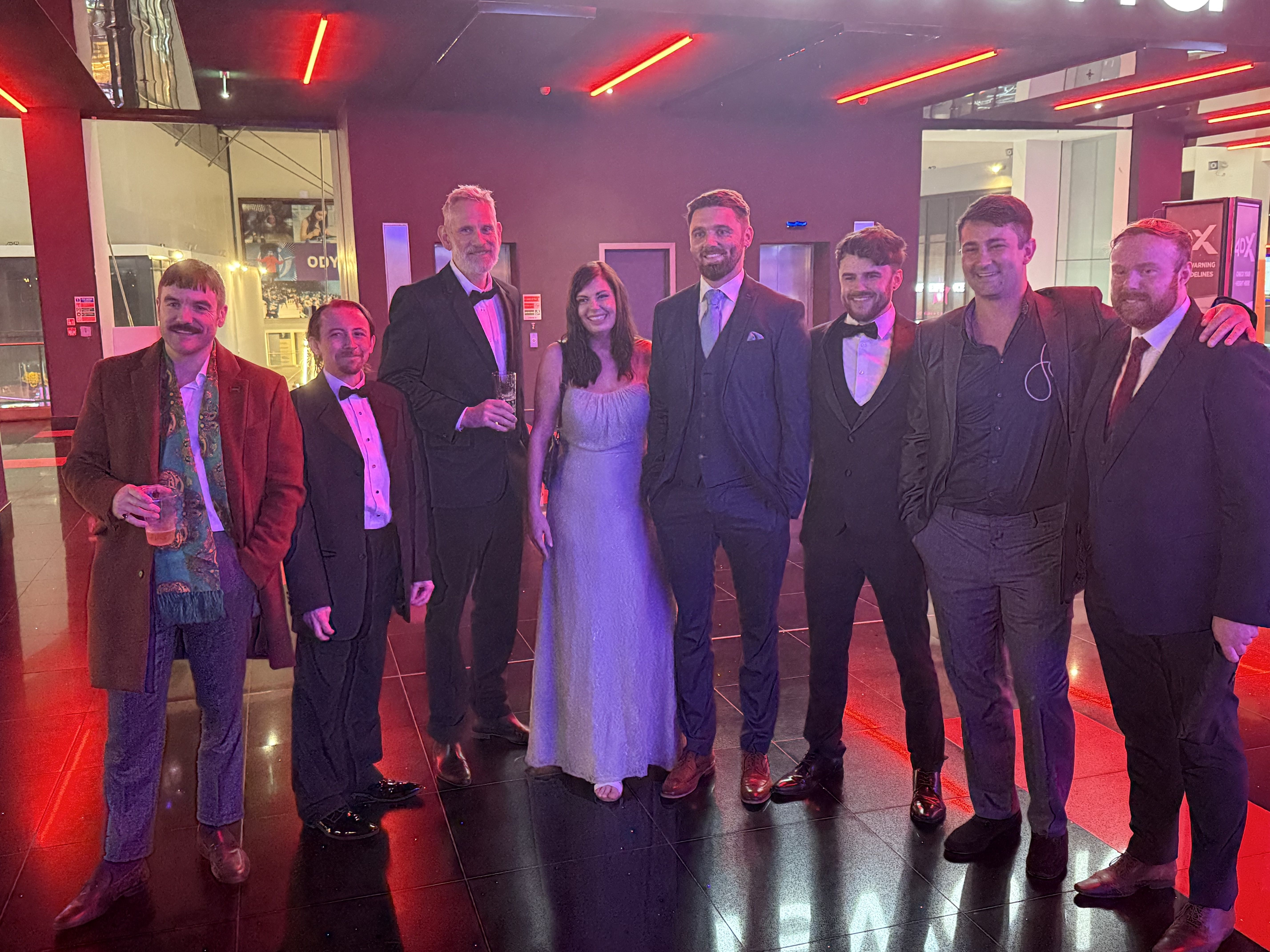 PREMIERE: Some of the team behind The Unholylands at Odyssey Cineworld on Thursday night