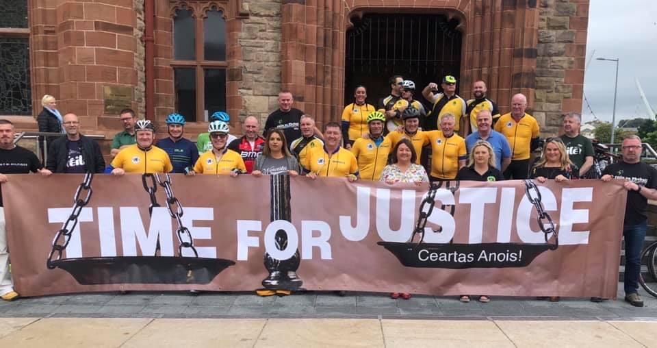 PEDAL POWER: The Kieran Doherty cycling club will make the 32km trek in honour of a 32 county United Ireland