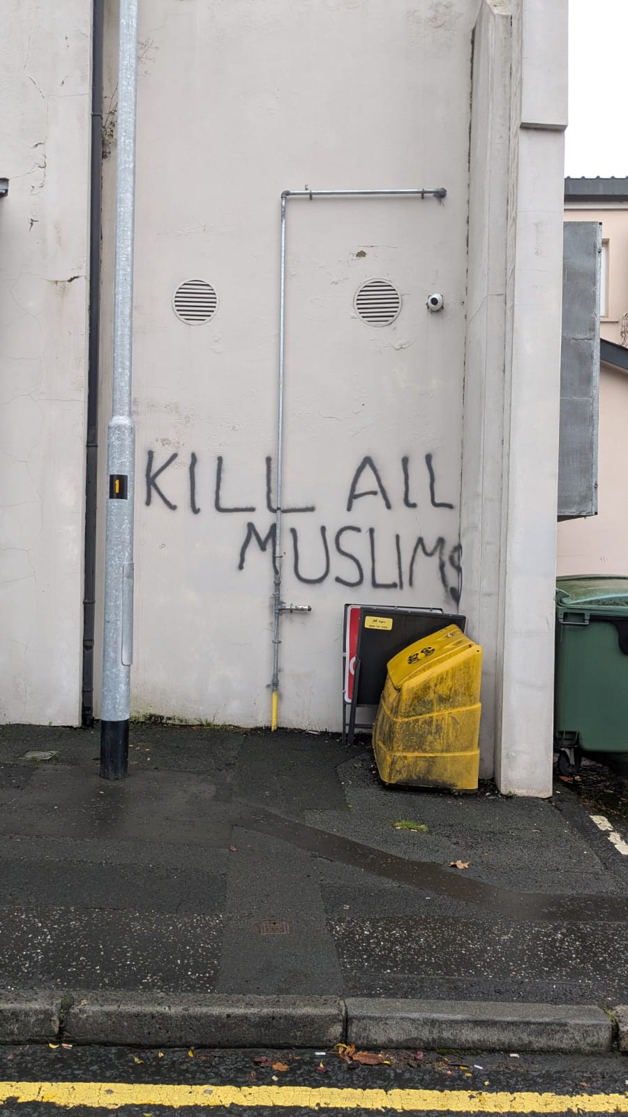 RACIST GRAFFITI: A 45 year-old man has been charged