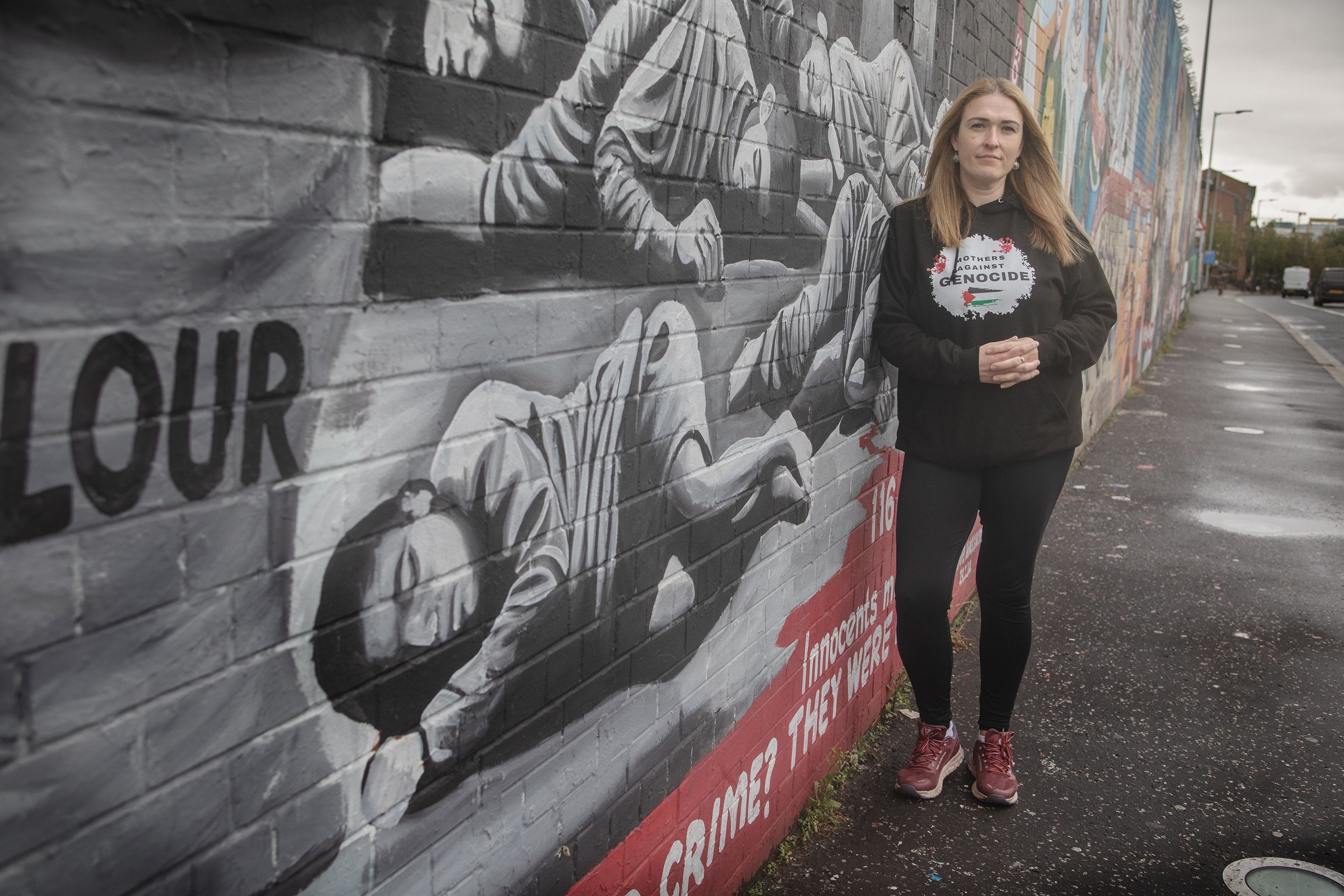 INVITE: Nuala Ní Scolláin from Mothers Against Genocide who is one of the organisers of the protest