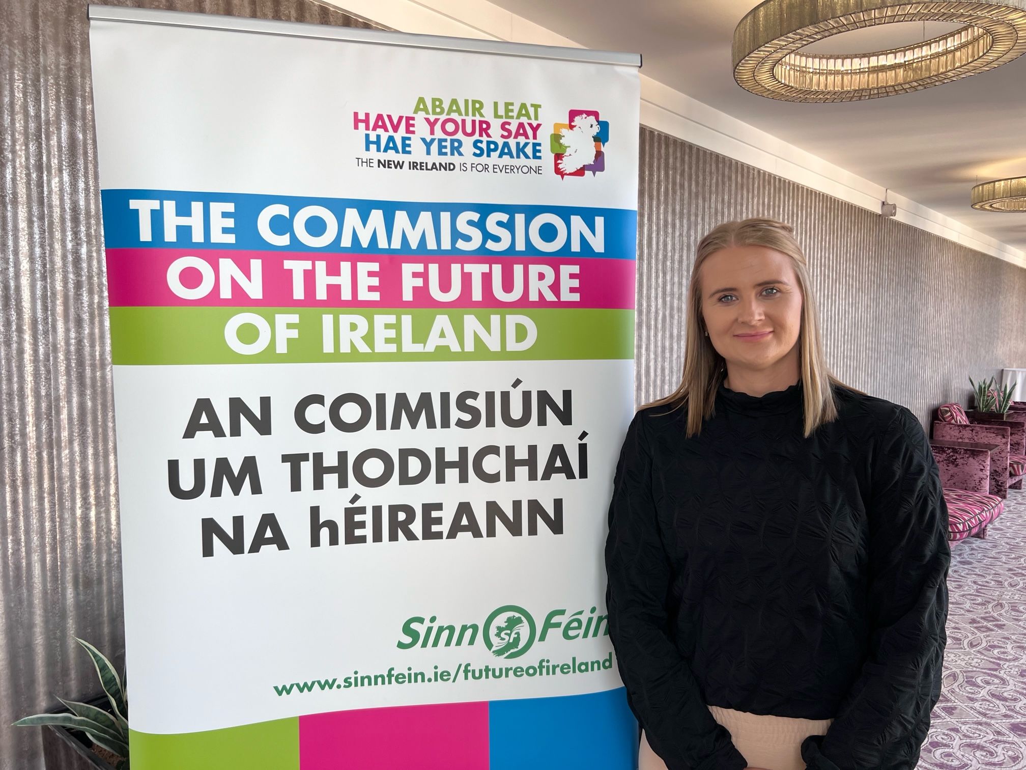 INVITE: Sinn Féin MLA for West Belfast Aisling Reilly