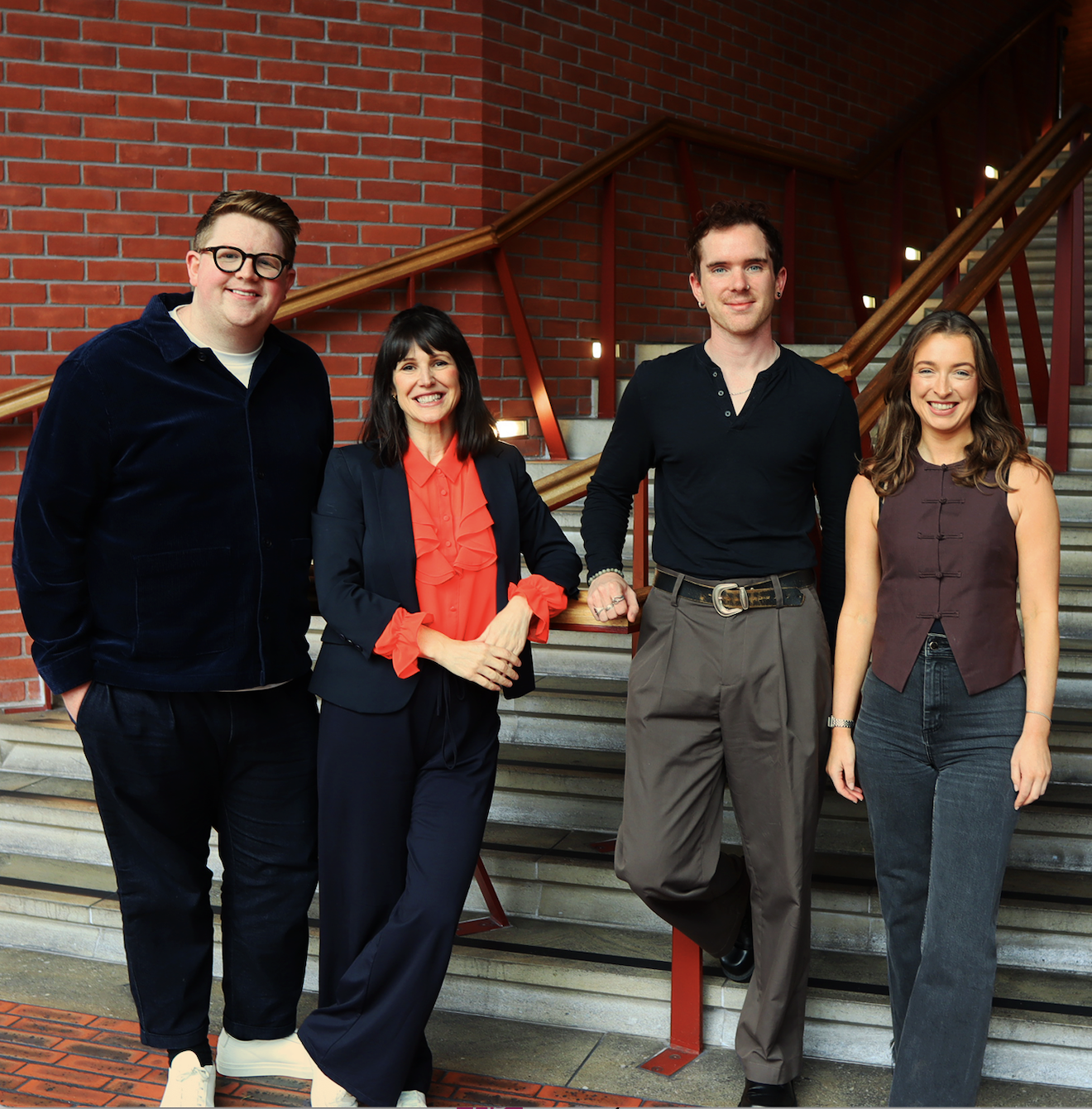 BEING CREATIVE: Ryan Crown, Crown Creative, Claire Murray (Lyric Theatre), Adams Steele (Lyric Theatre) and Kate Tracey (Crown Creative)
