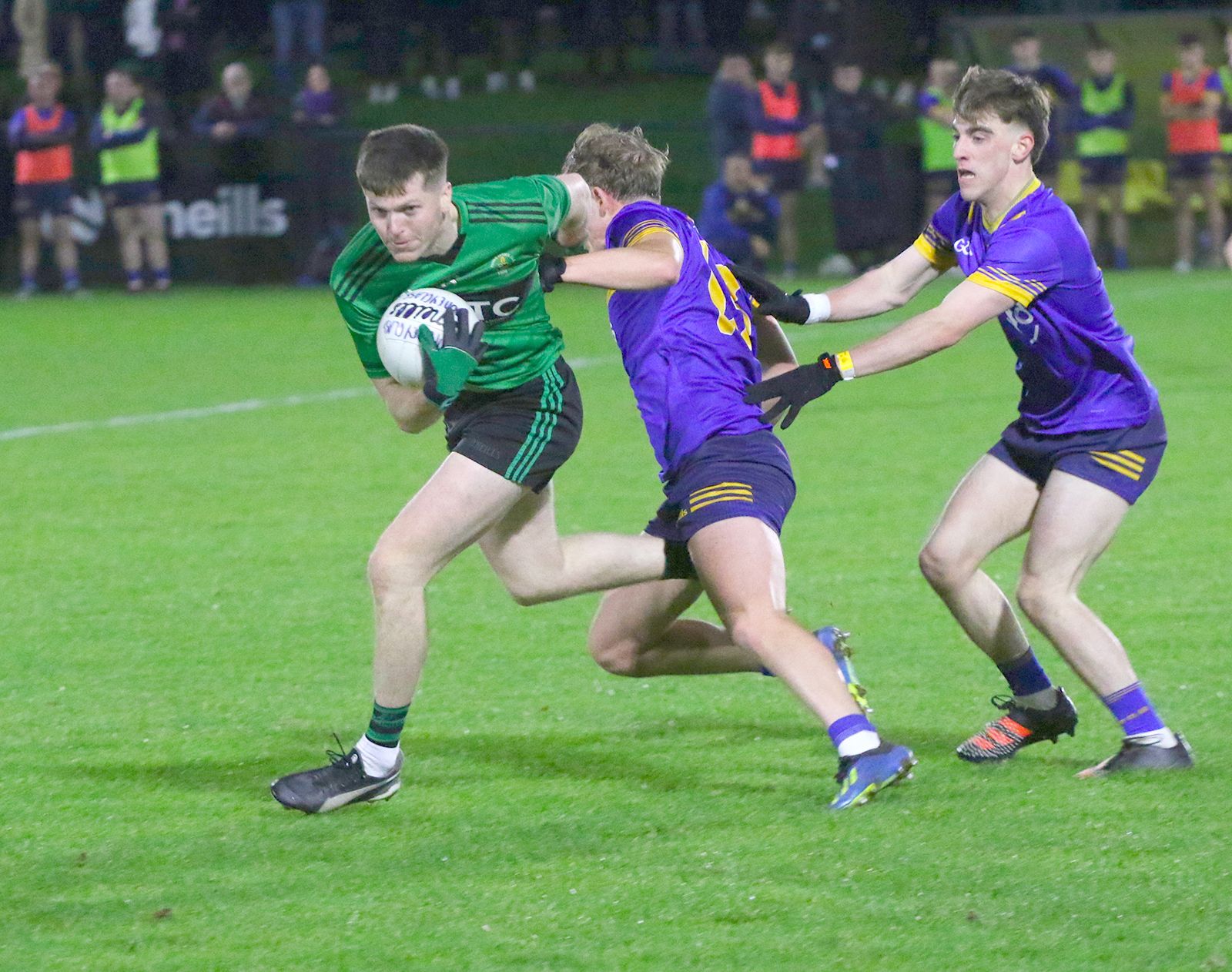 UNLUCKY: Sarsfield’s ran Moneyglass close but fell at the final hurdle