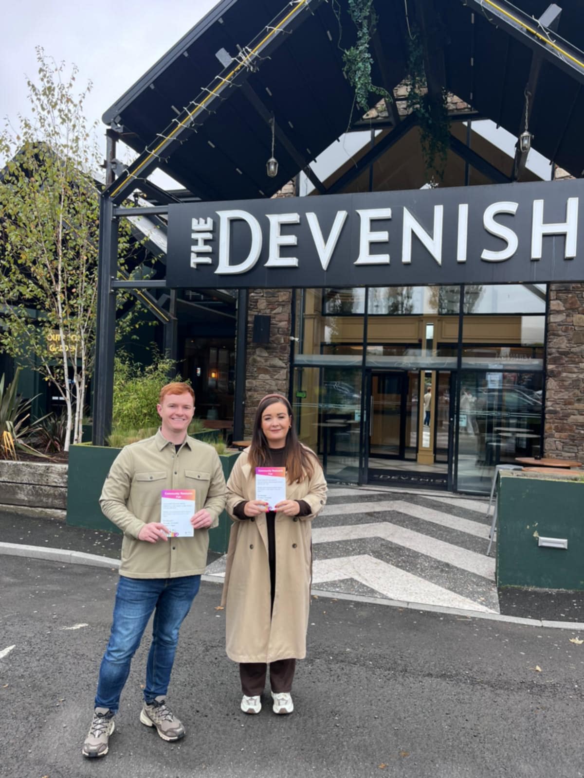 EVENT: Sinn Fein Cllr Natasha Brennan with Cillian McGovern, Belfast City Council Community Development officer