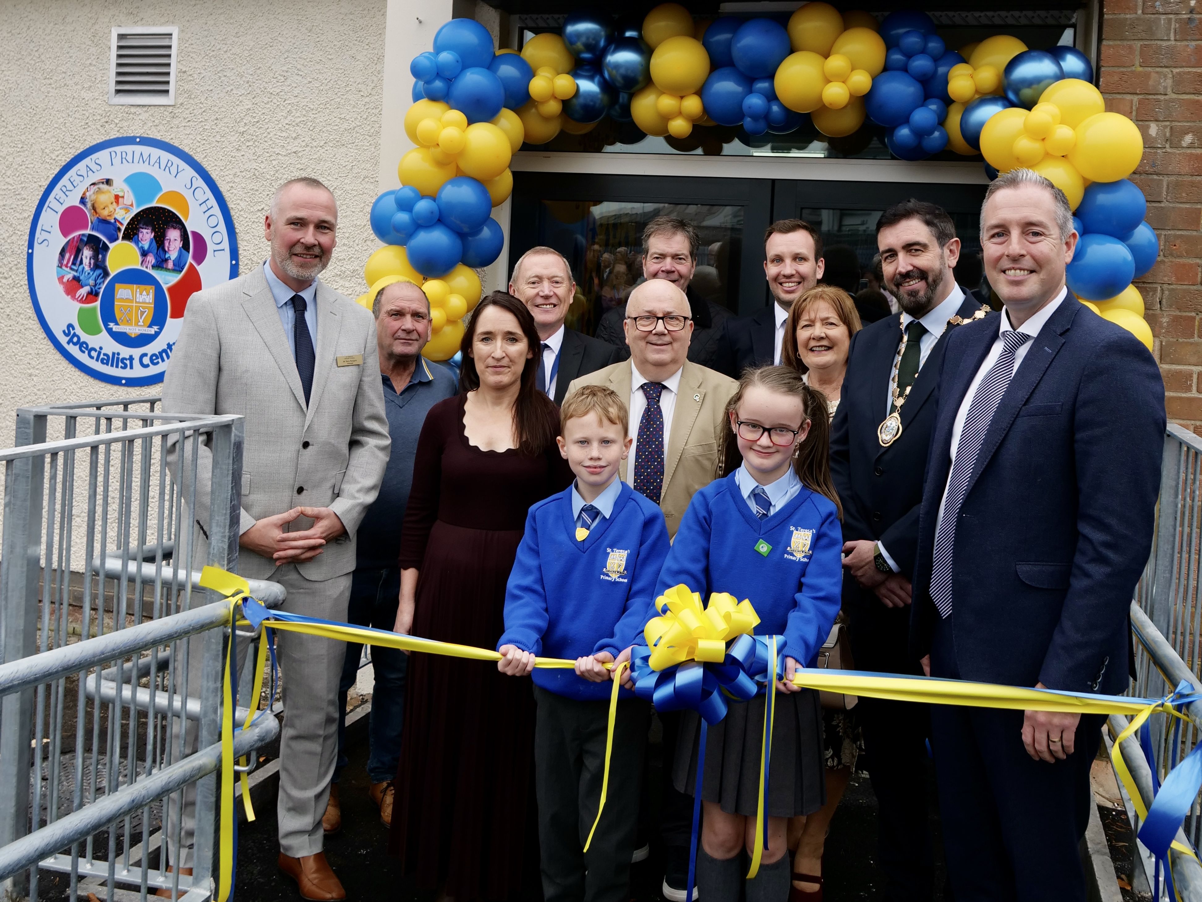 OPENING: Education Minister Paul Givan officially opened the new Specialist Centre at St Teresa\'s Primary School