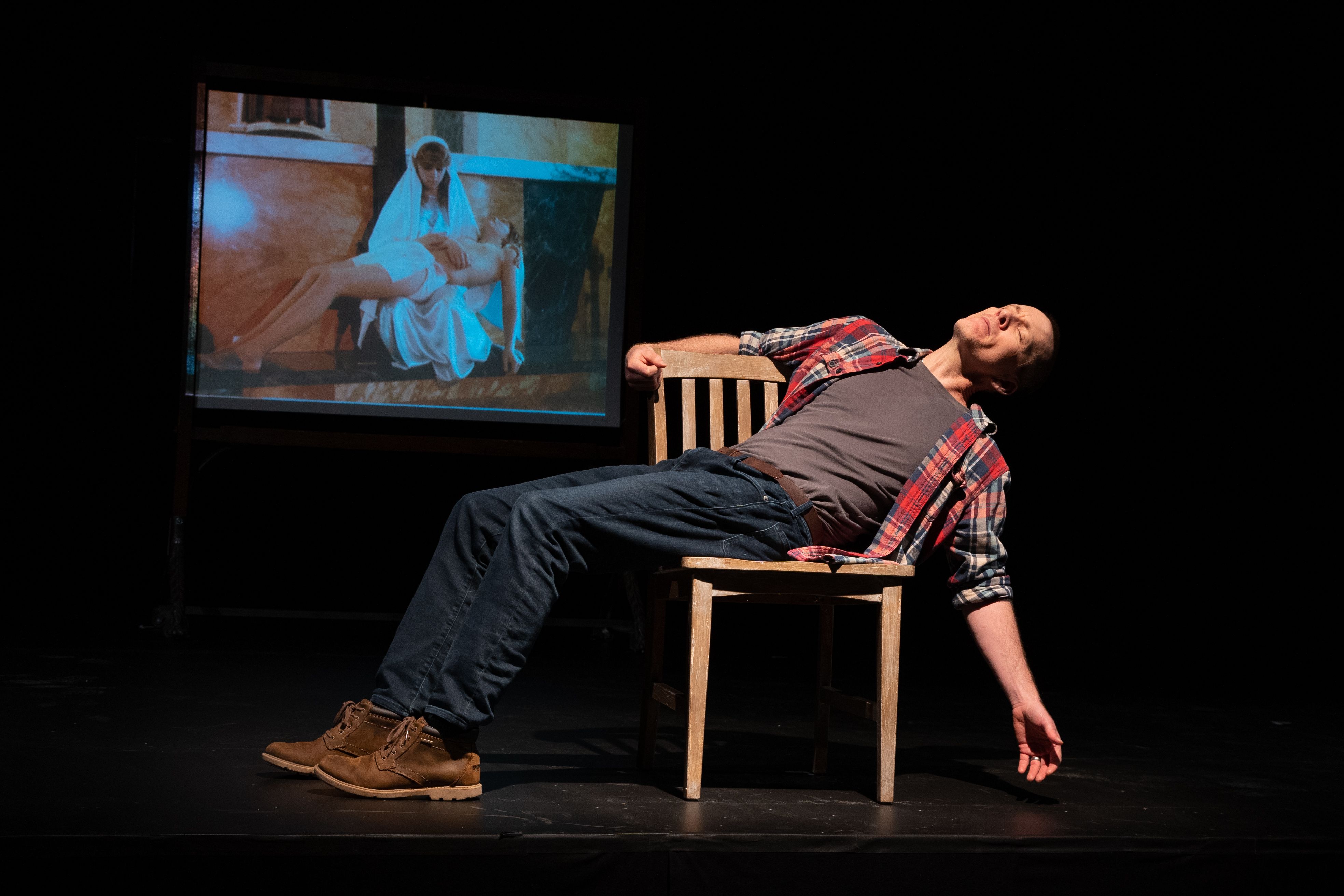 PERSONAL JOURNEY: Jay Sefton in Unreconciled which he is currently performing in at the Lyric Theatre