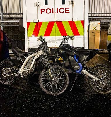 Five scramblers seized by police in North Belfast