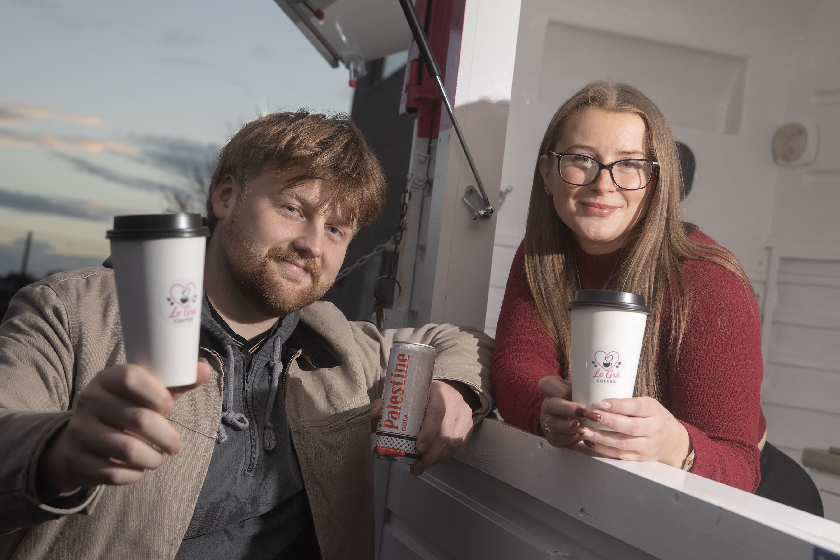 COFFEE HUB: Tiarnach McDonnell and Úna Nic Aoidh