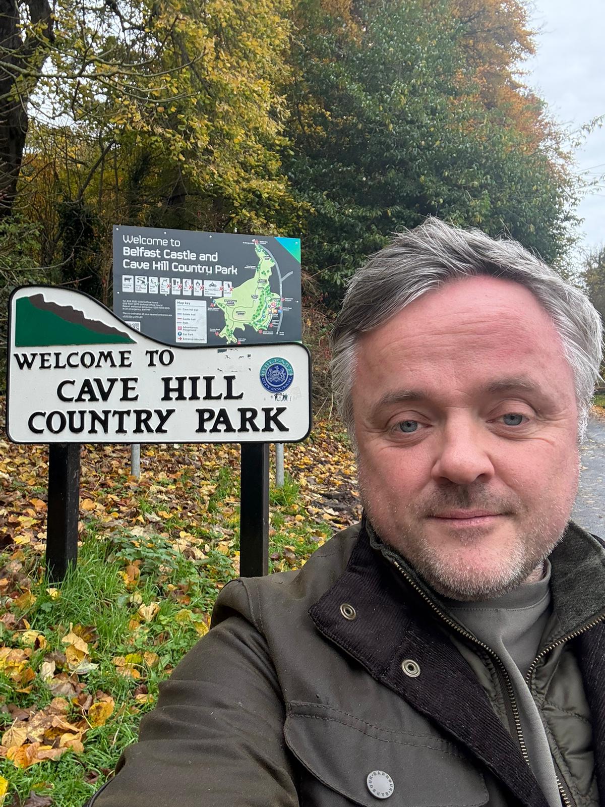 FUNDING SECURED: SDLP Councillor Carl Whyte at Cave Hill Country Park