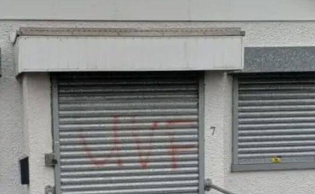 Police treat UVF graffiti at Alliance office as a 'hate crime'
