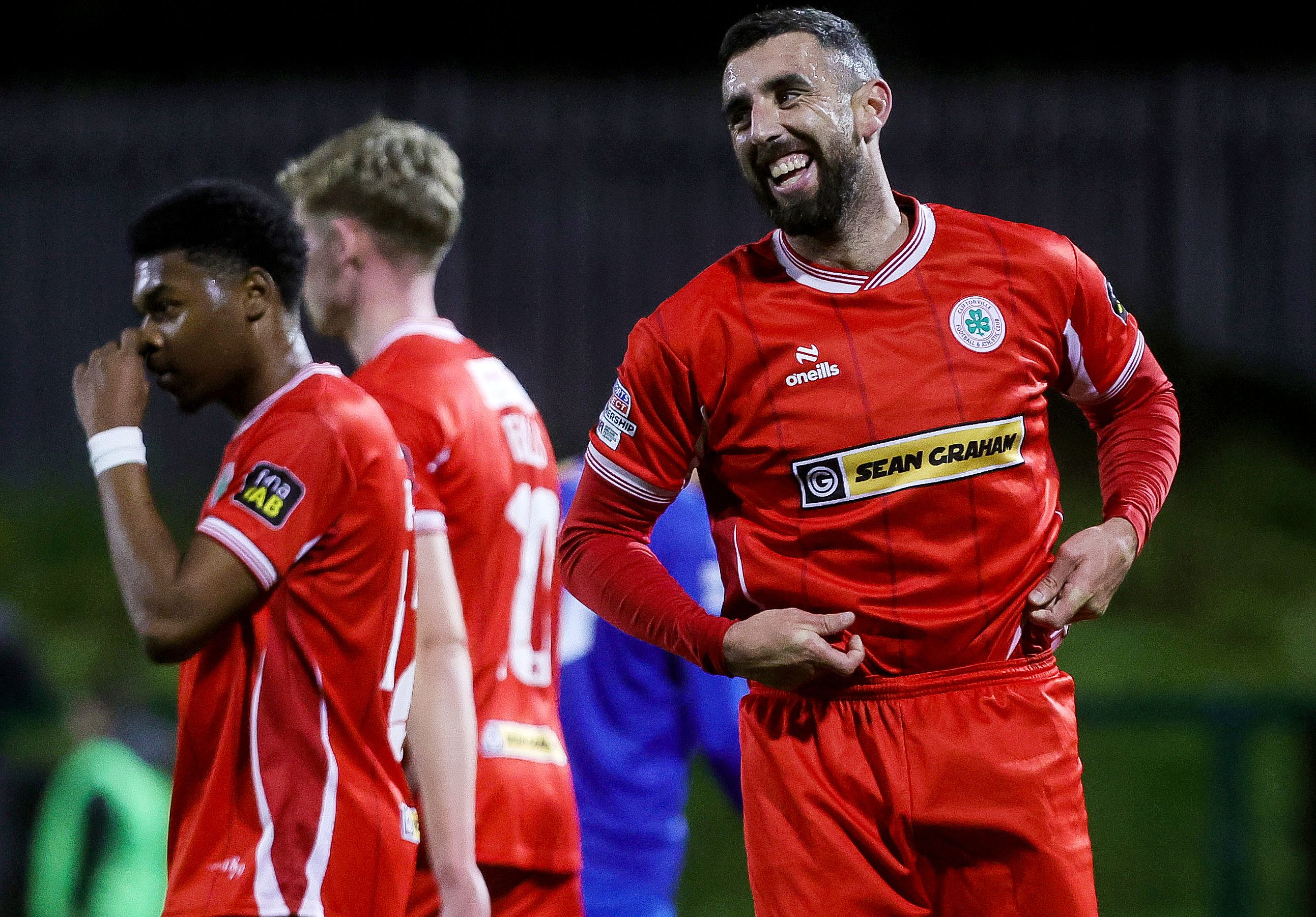 GOAL MACHINE: Joe Gormley broke his third century of goals for Cliftonville