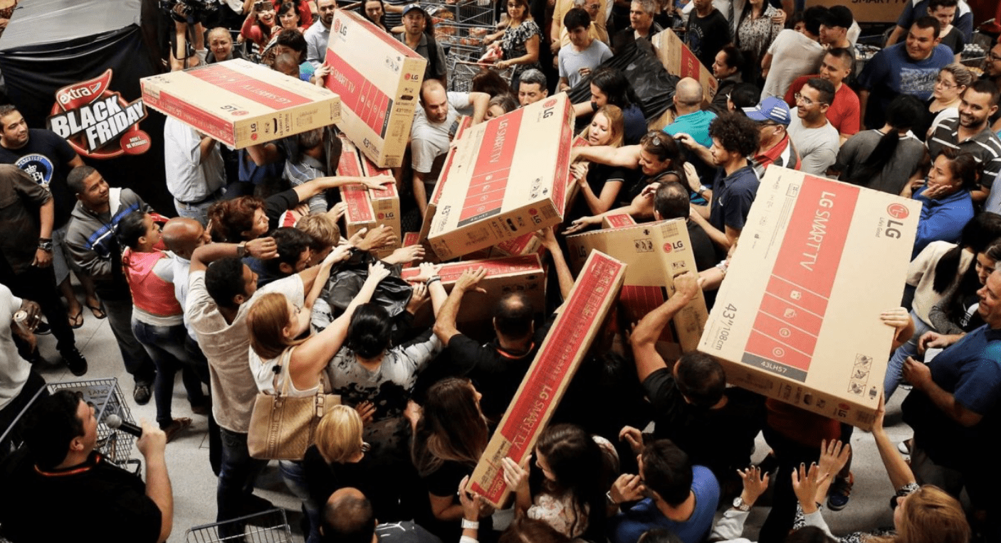 AFTER YOU: The chaos and competitiveness of Black Friday is cynically used by retailers as a marketing tool