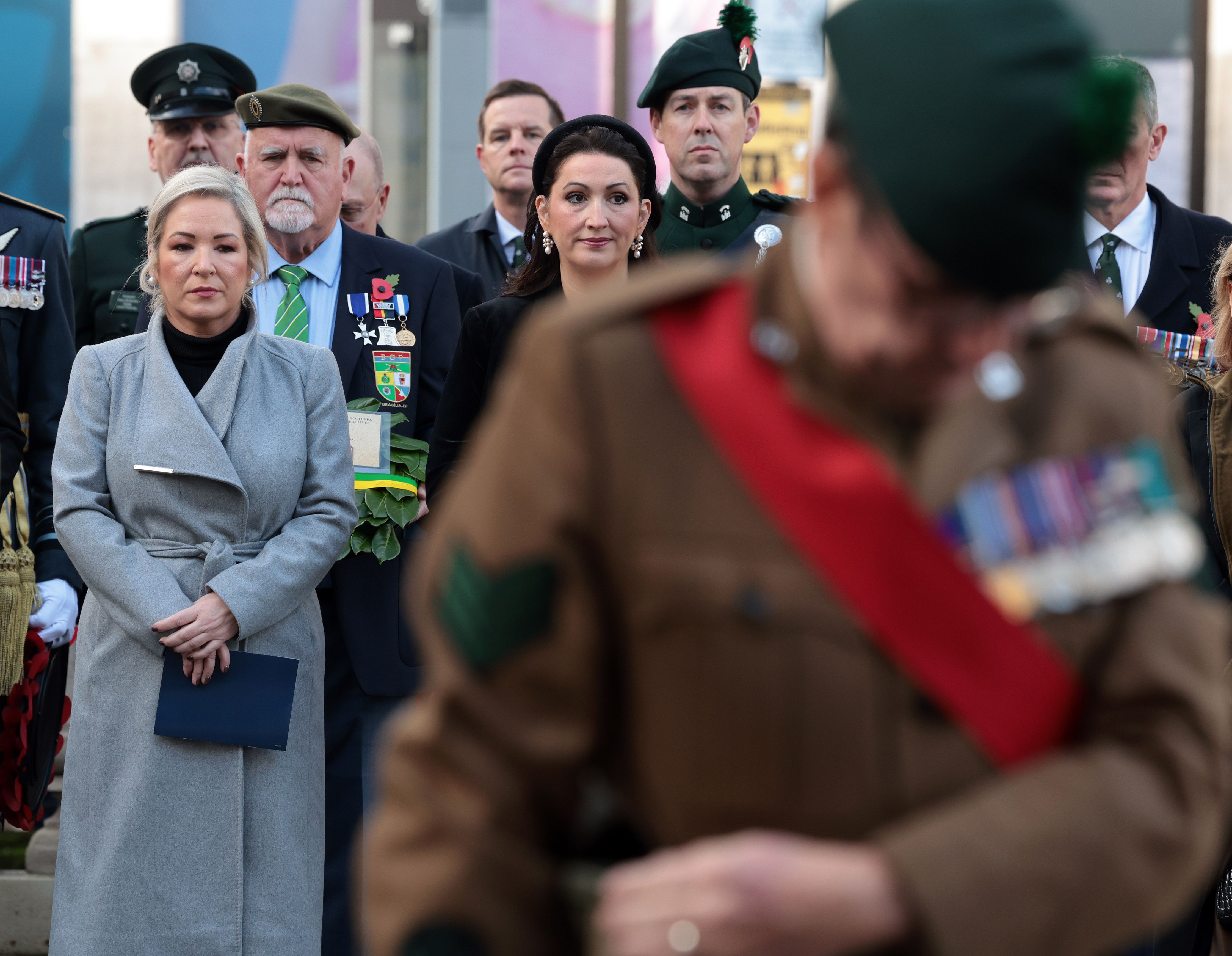 NO-SHOW: The TUV’s Ron McDowell stayed away from the Cenotaph because of the presence of First Minister Michelle O’Neill