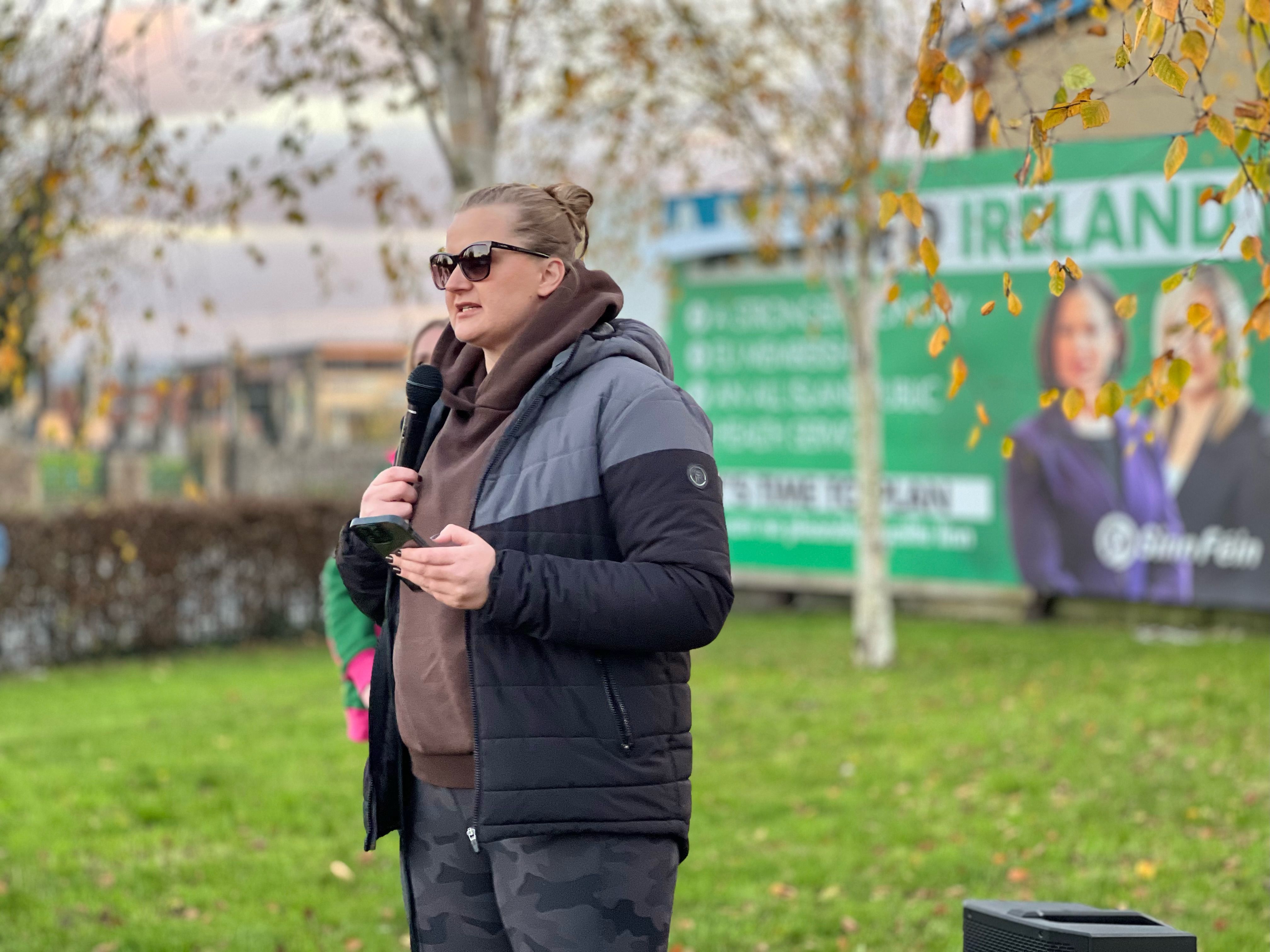 NO ROOM FOR RACISM: West Belfast MLA Aisling Reilly