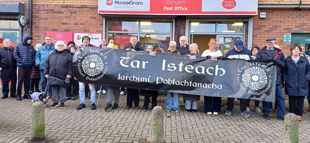 Protest held over plans to close Duncairn Post Office