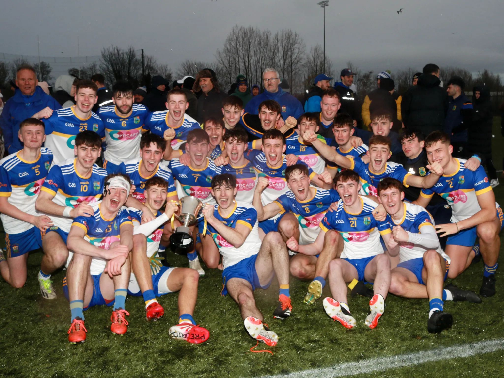 ON THE MARCH: The Biddies claimed the throne in Antrim U21 once more