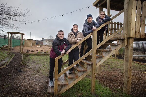 Glór na Móna open new outdoor youth sanctuary and sensory garden space