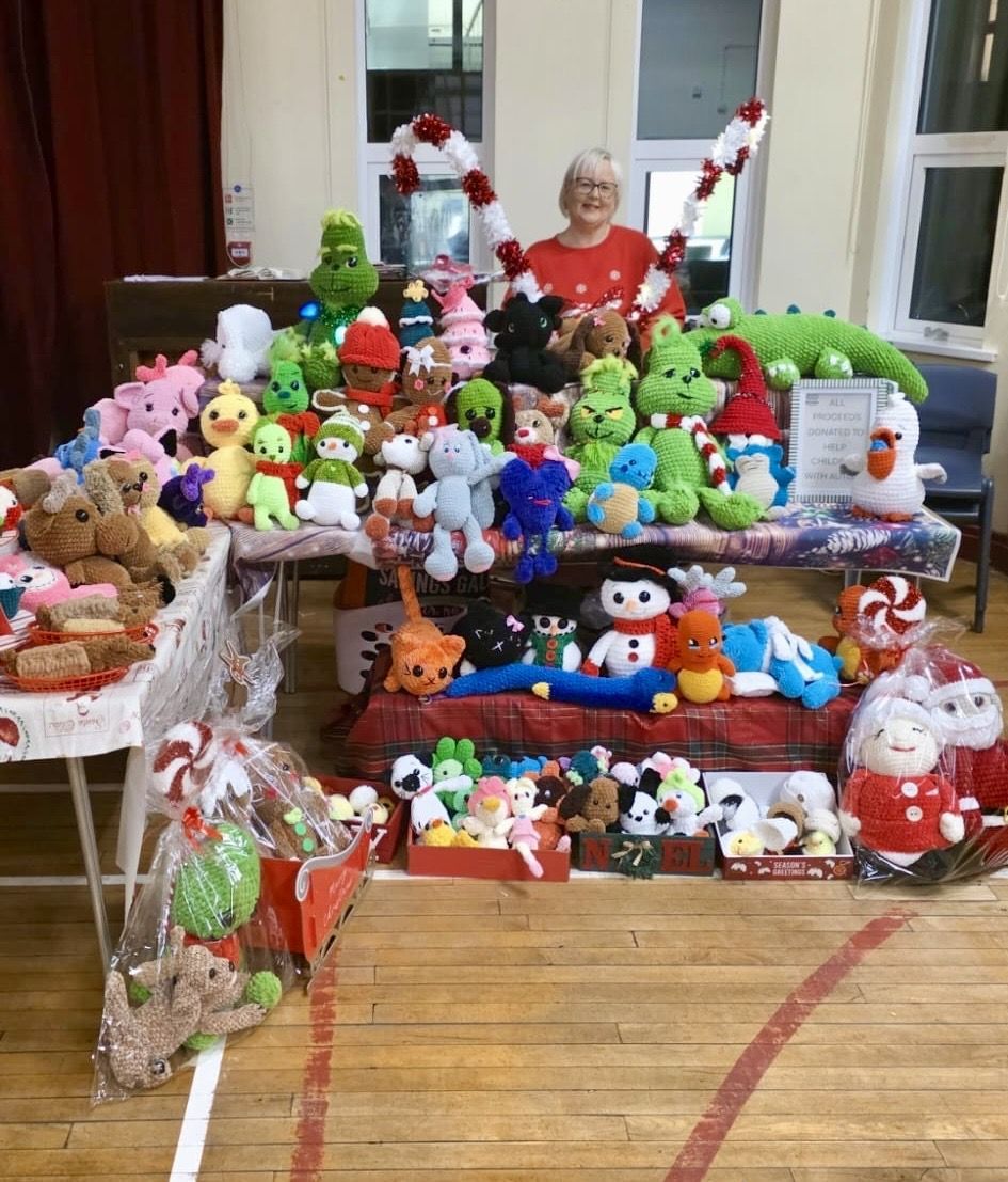GIVING BACK: Delores Nelson with her cuddly toys
