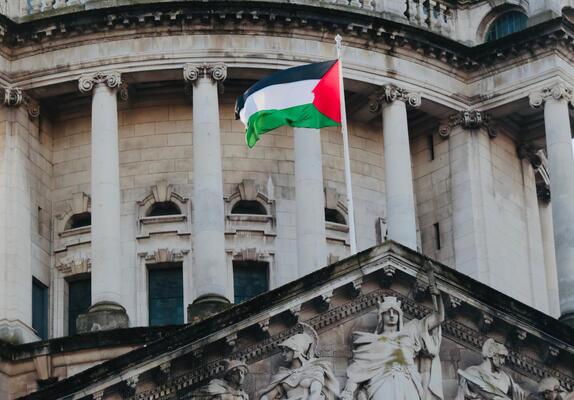 Jews for Palestine Ireland welcome Palestinian flag raised at City Hall