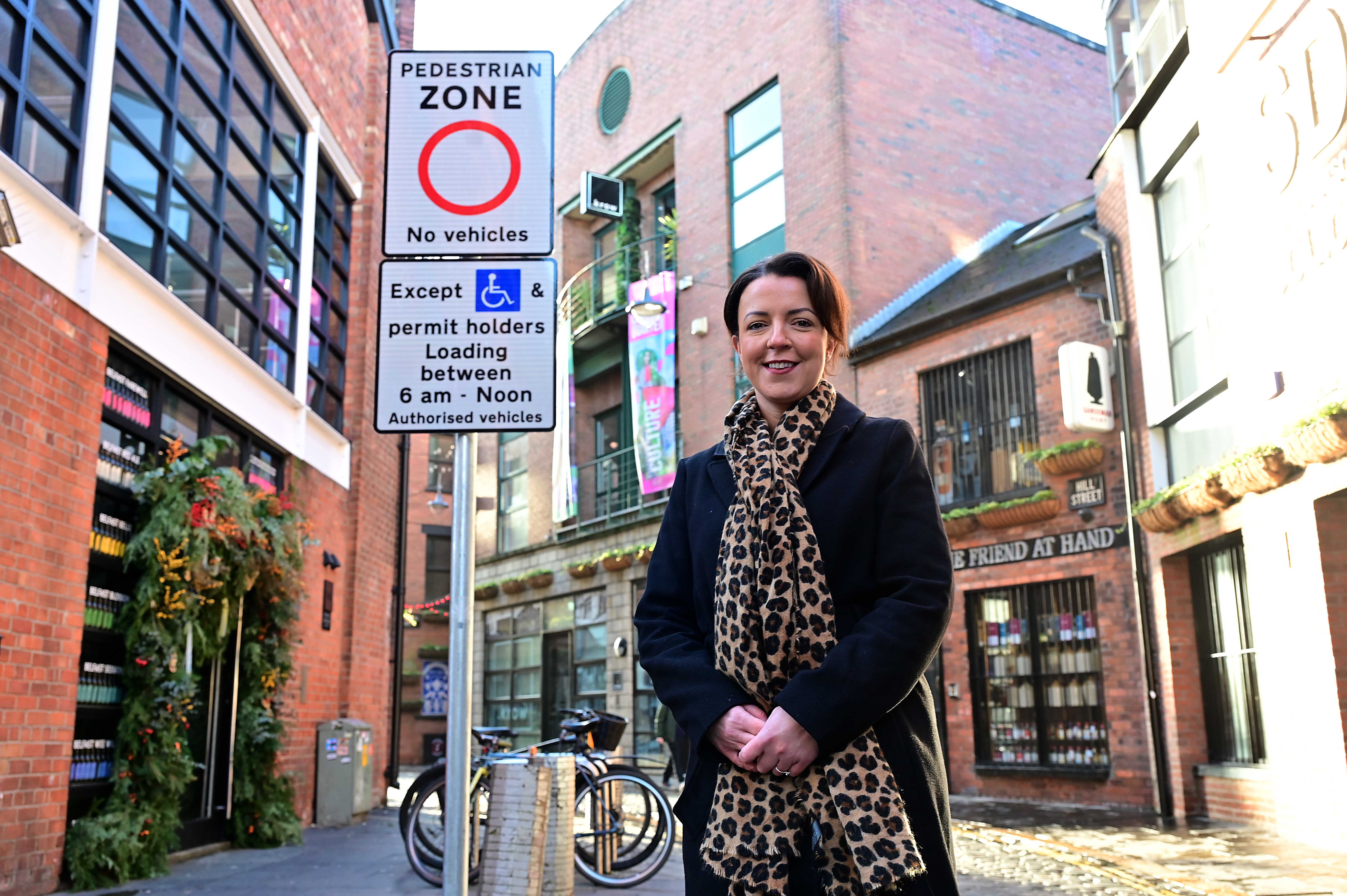 WELCOME: Infrastructure Minister Liz Kimmins in Hill Street