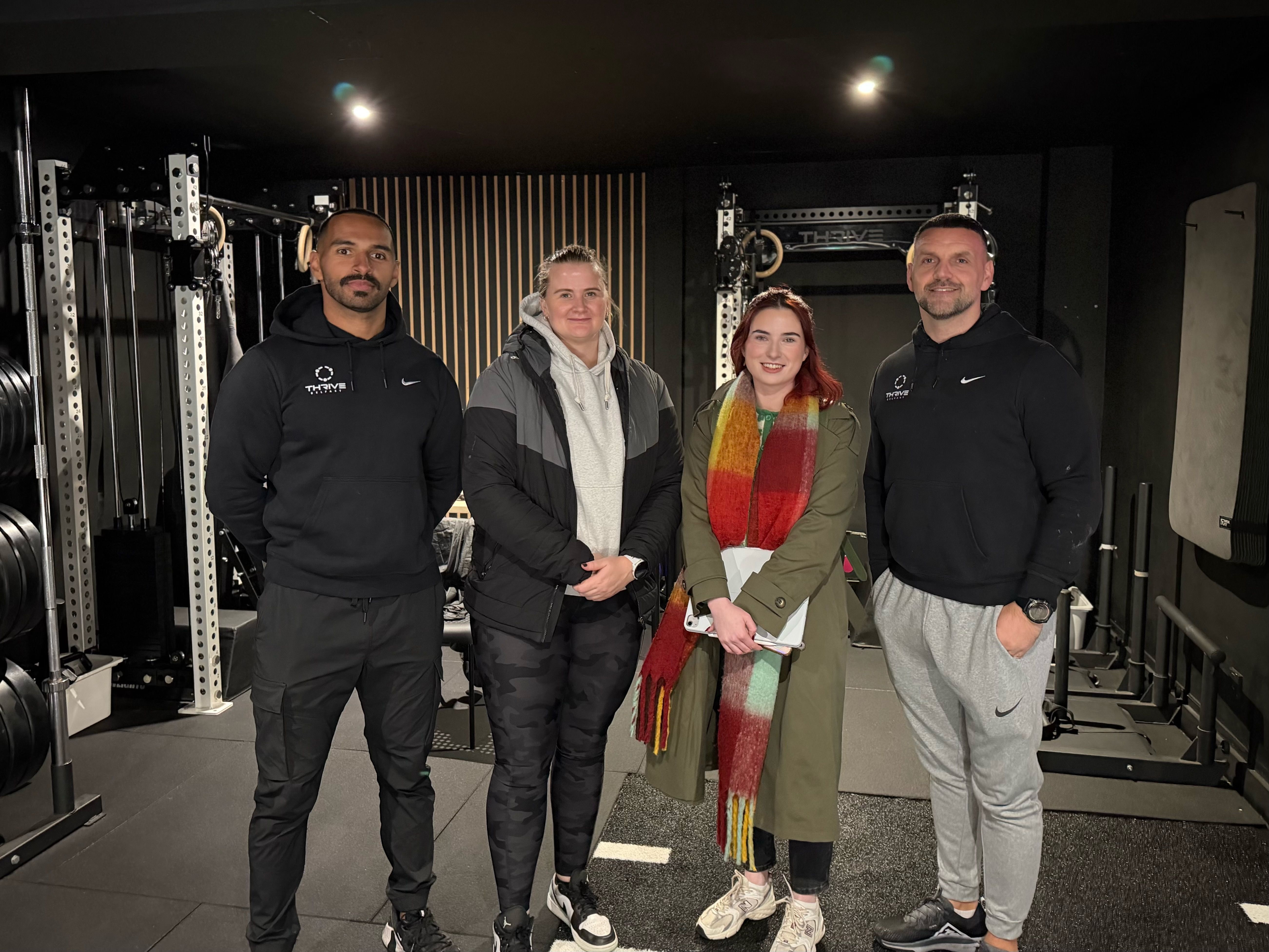 INITIATIVE: Jordan Mailey, Aisling Reilly MLA, Councillor Róis Marie Donnelly and Robbie White