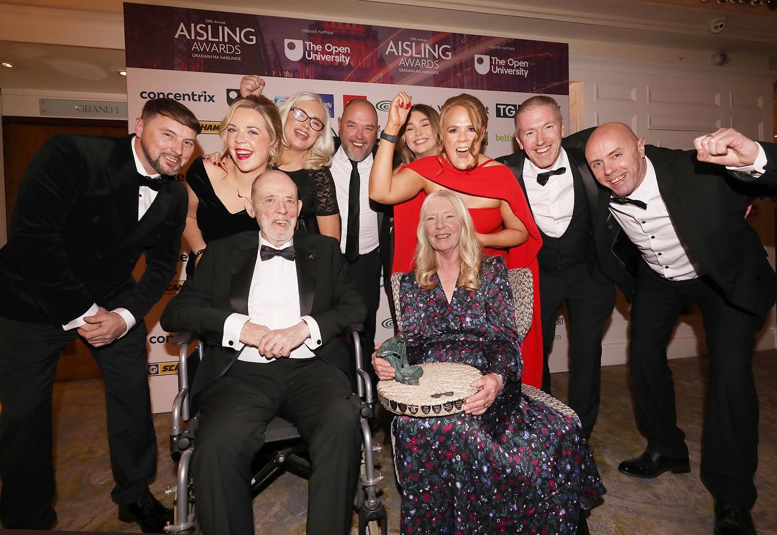 Annie Armstrong (Person of the Year) with her family