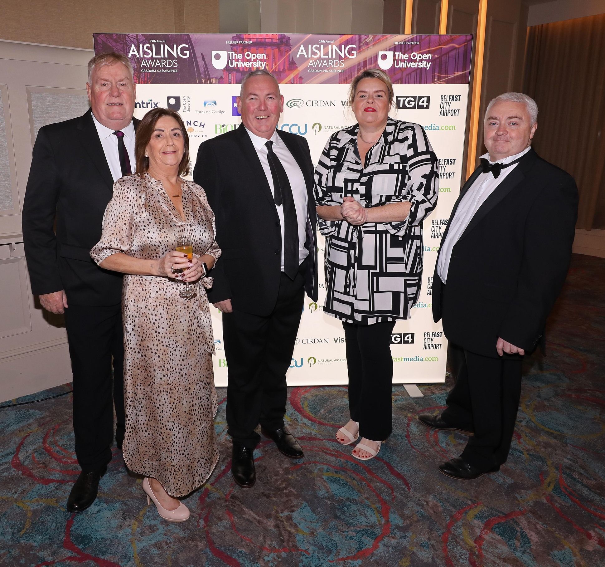 Harry Maguire, Mary Ferran, Bill Groves, Leontia McKenna and Peter Lynch