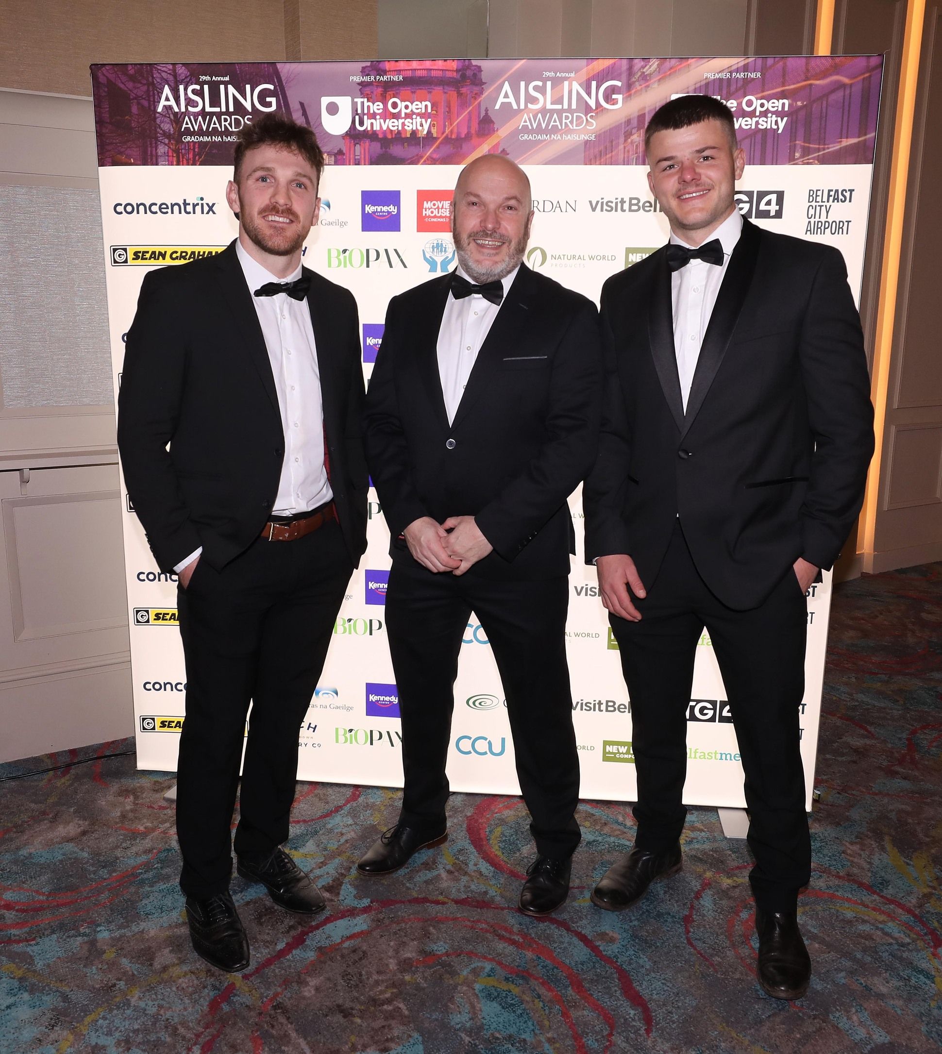 Stu Dodington, David Kennedy and Graham Curtis from Crumlin and District Angling Association