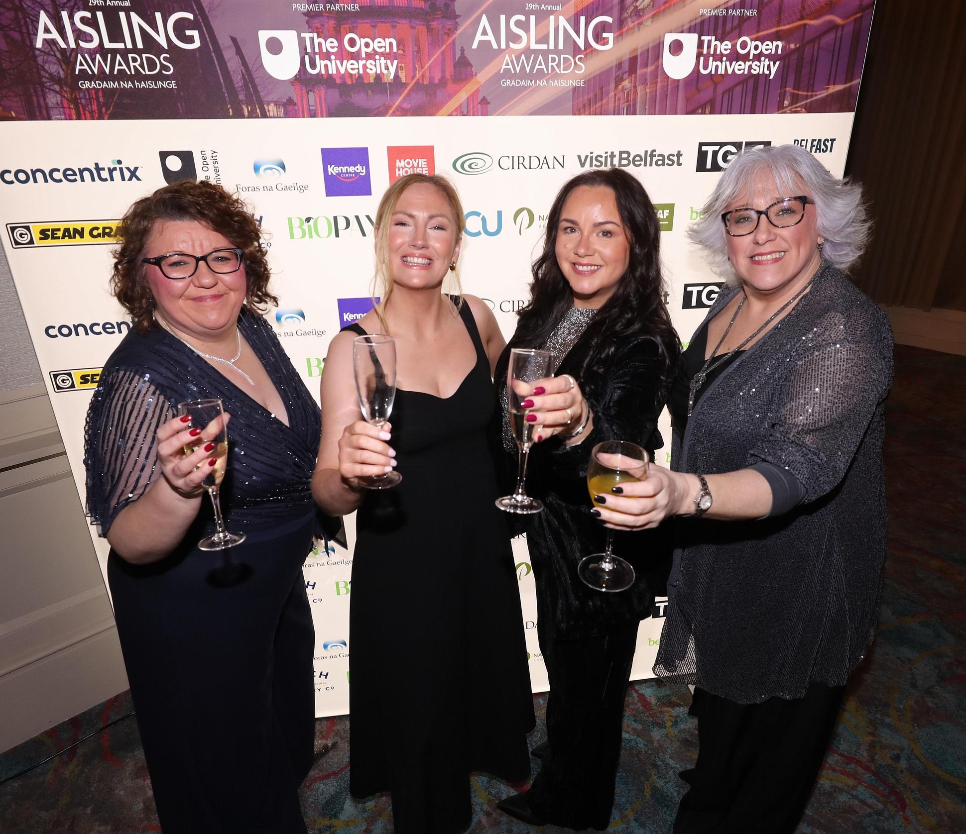 Julie Graham, Sarah Doyle, Lisa Beattie and Michelle Hull from Action Deaf Youth