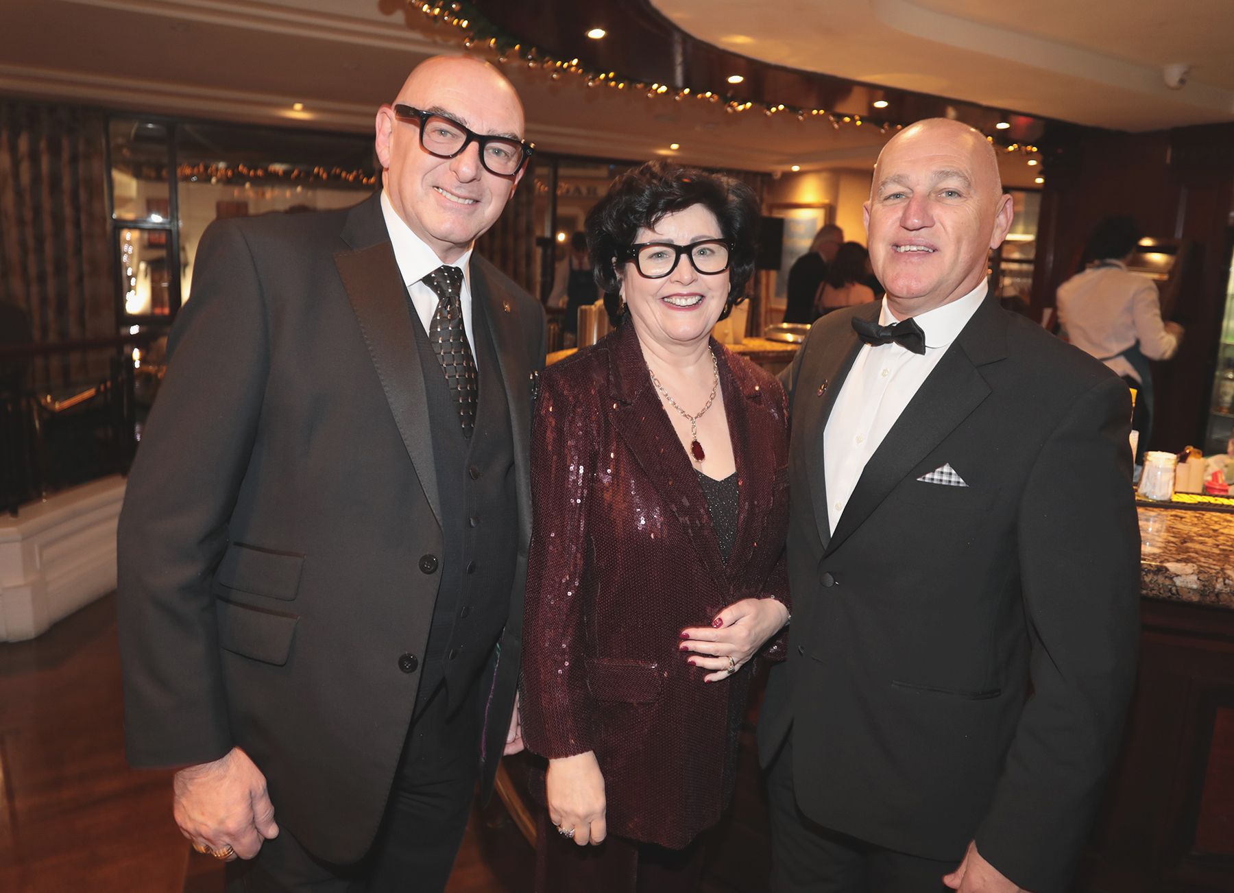 John and Jackie D'Arcy and Feargal Collins