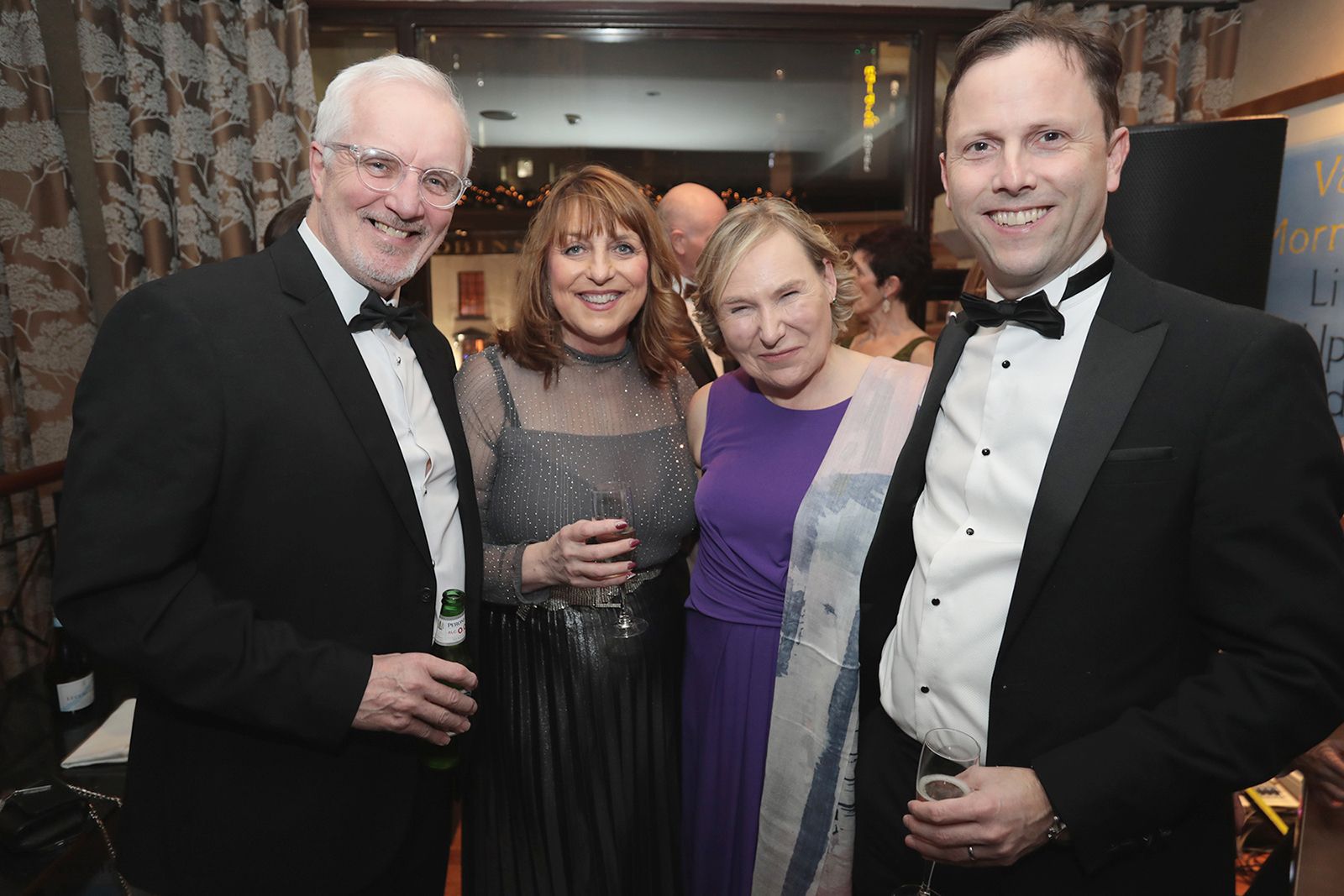 Robin and Patricia Livingstone, Emma Madigan and Laurence Simms