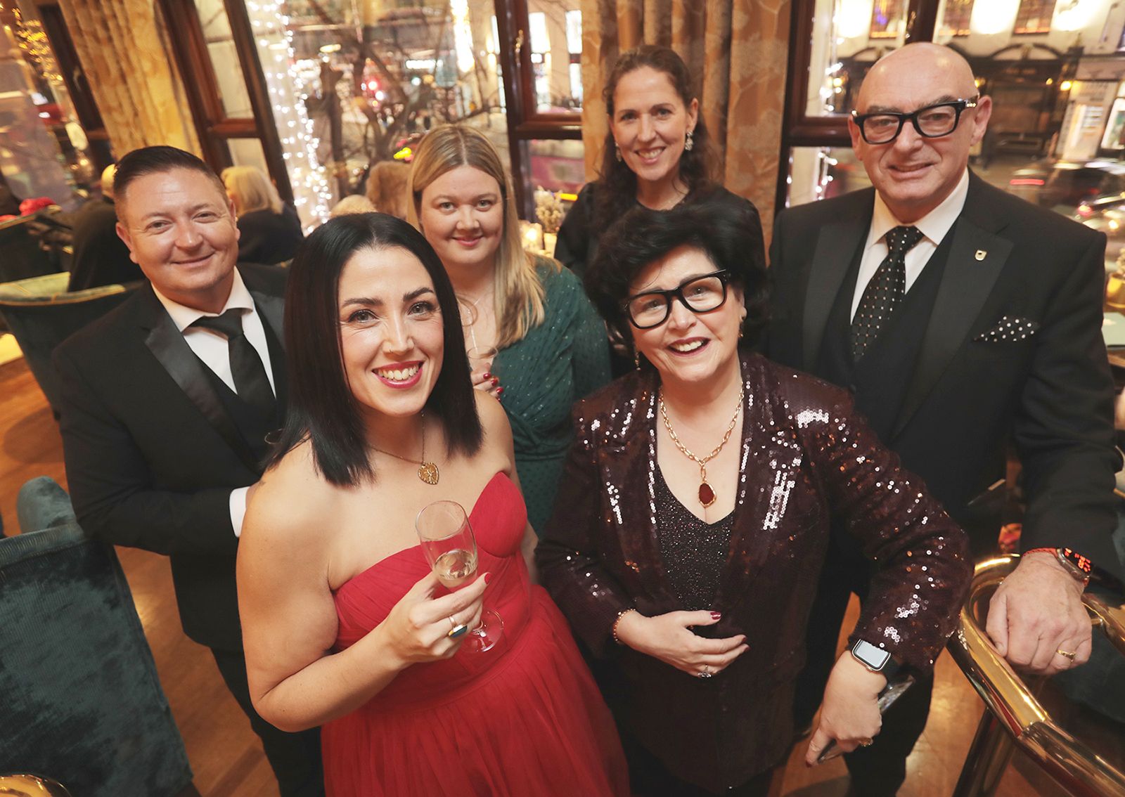 Jackie and John D’Arcy, Tara Craig, Dearbhail Lawless, Martin and Orlaith Flynn