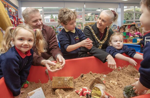 New Lodge nursery celebrates success with Lord Mayor and Children’s Commissioner