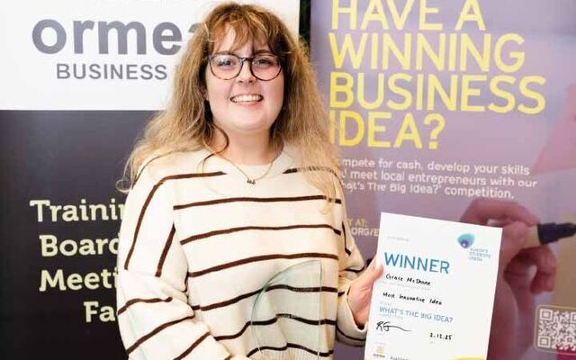 West Belfast student wins prestigious QUB award for best innovative idea