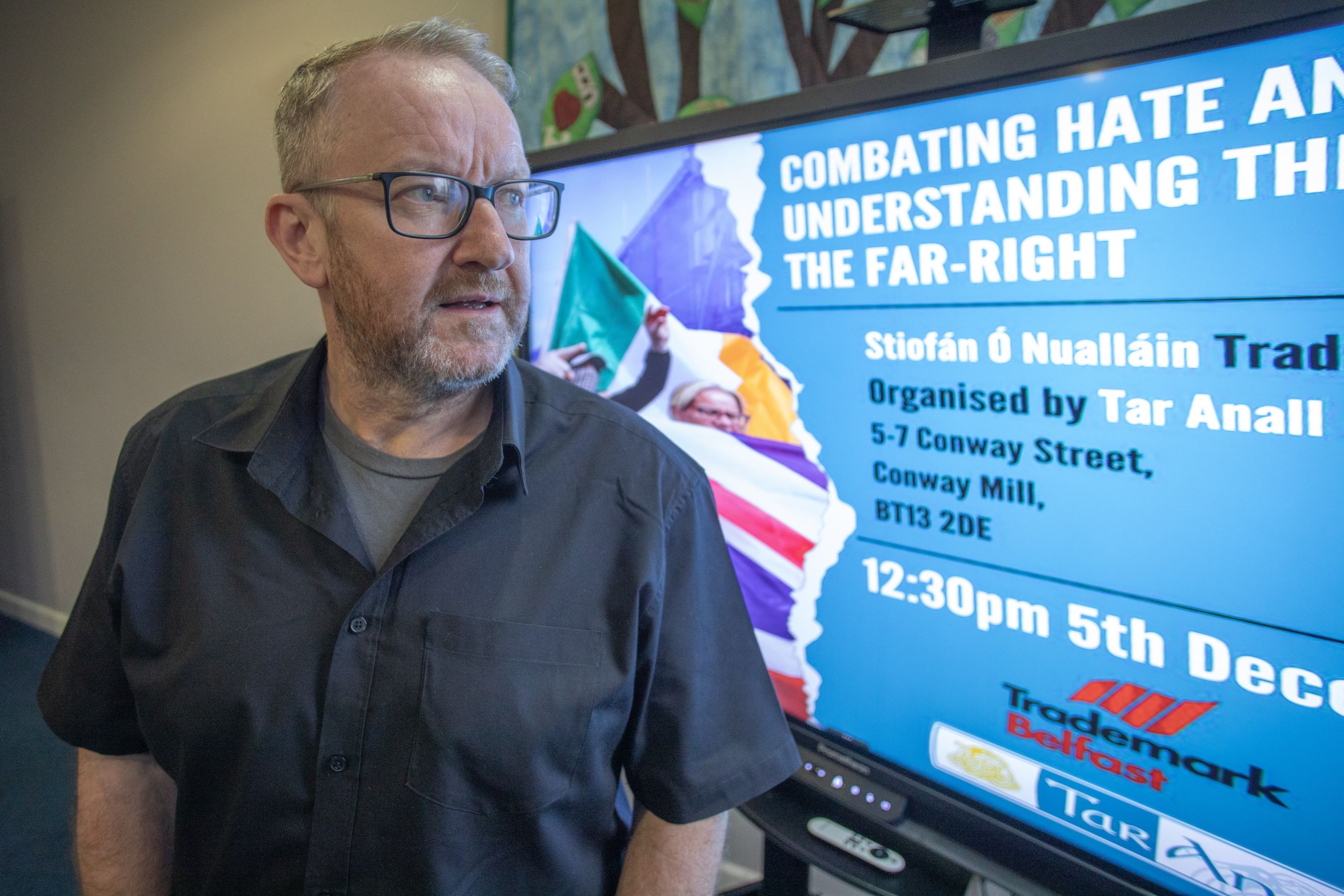 CONCERNS: Stiofán Ó Nualláin from Trademark Belfast