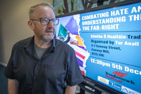 'There is a need to fight back against the far-right': West Belfast talk hears 