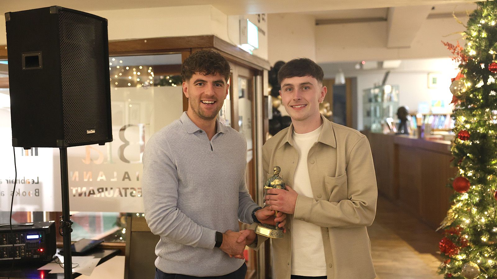 Senior men’s' Player of the Year, Gearóid Mac Seáin