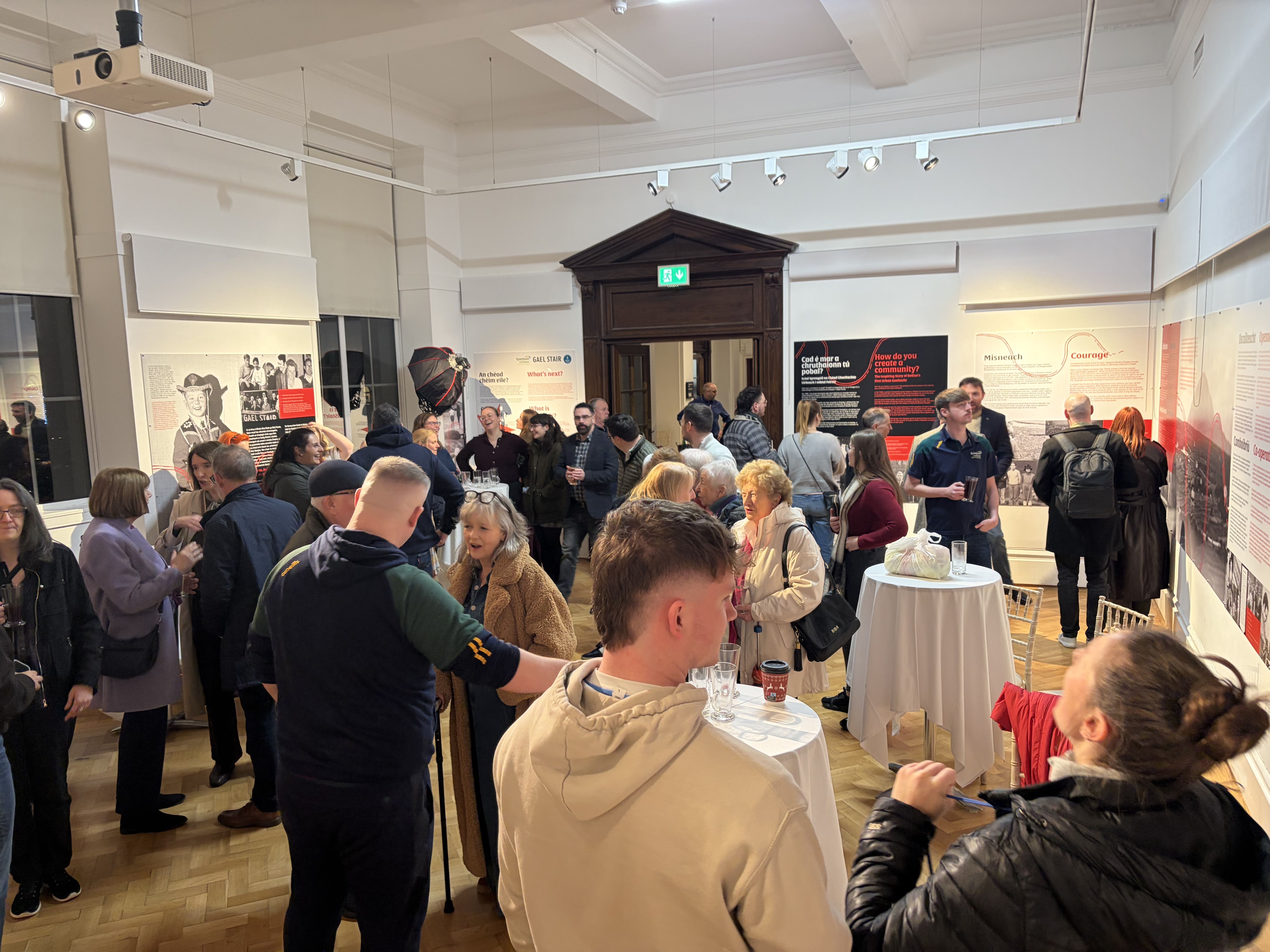 SEOLADH: Gathering for the launch of the Ulster Museum launch last week