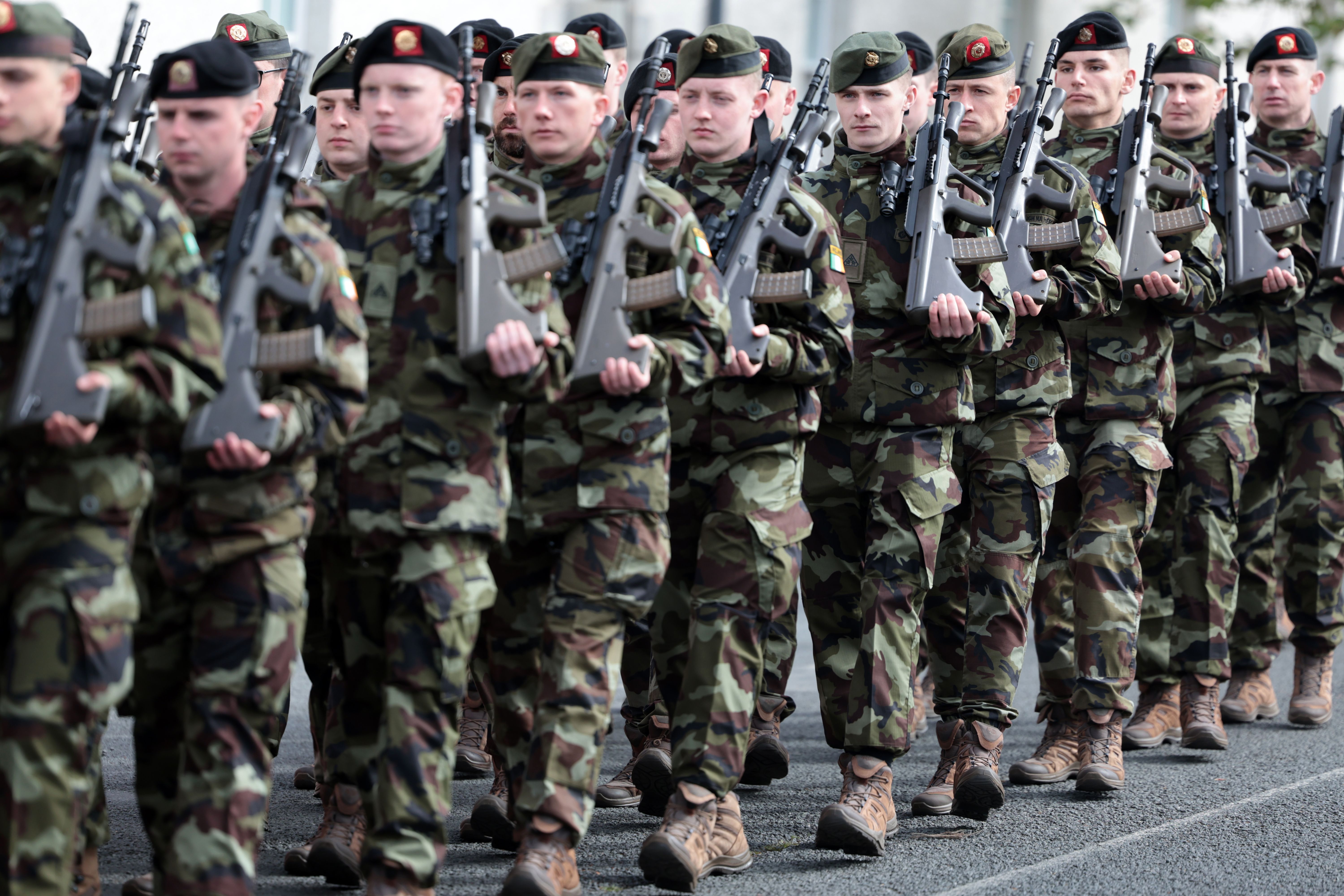 RISING BILL: The Irish government is pouring more into defence in response to European and media pressure