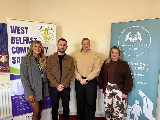 Junior Minister Reilly praises work of West Belfast addiction service