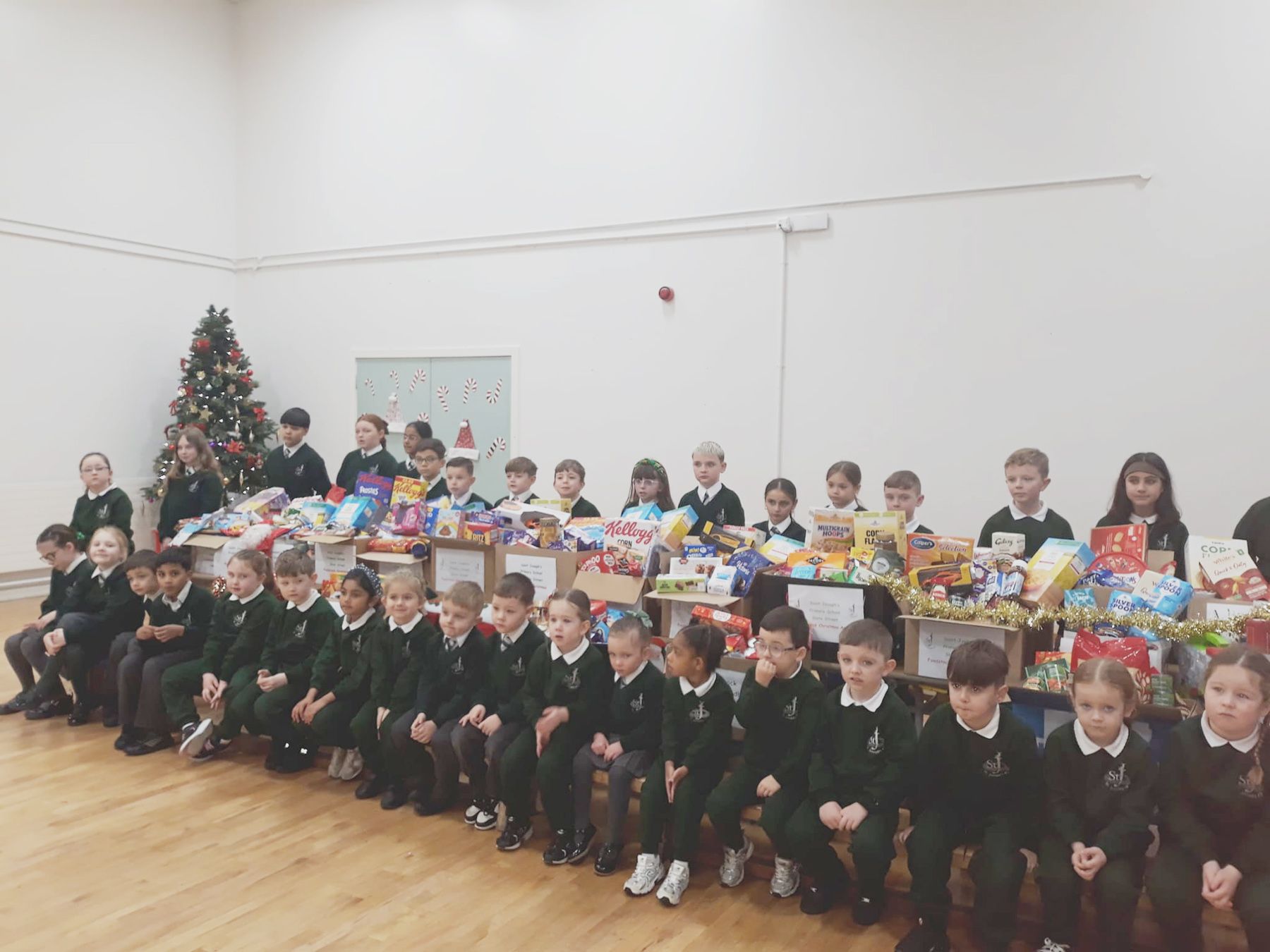 CHRISTMAS COLLECTION: Pupils from St Joseph\'s PS, Slate Street