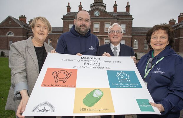 Belfast Charitable Society makes £47k donation to the People’s Kitchen 