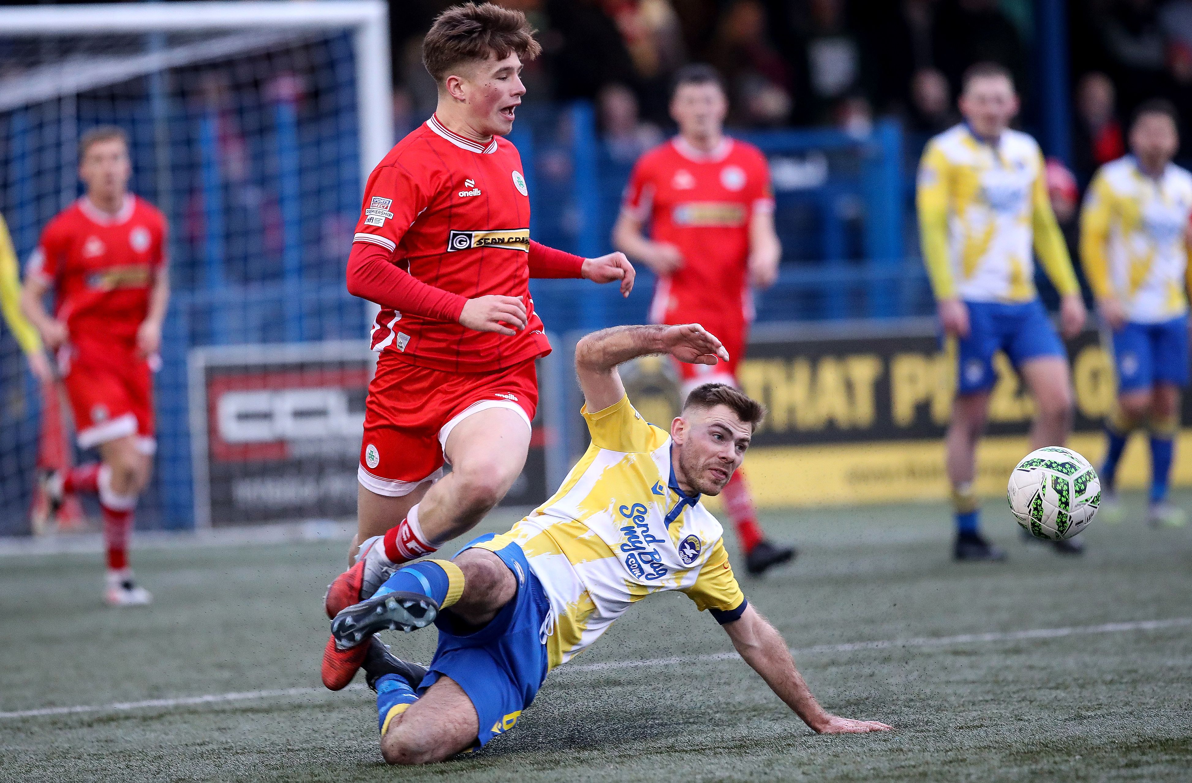 ALL SQUARE: The Reds settled for a draw with Bangor on Saturday