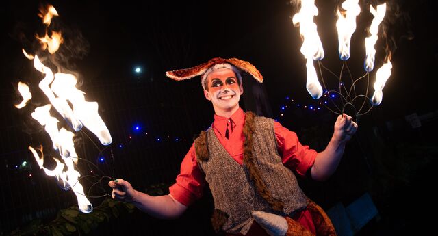 Winter solstice celebrations light up Bog Meadows