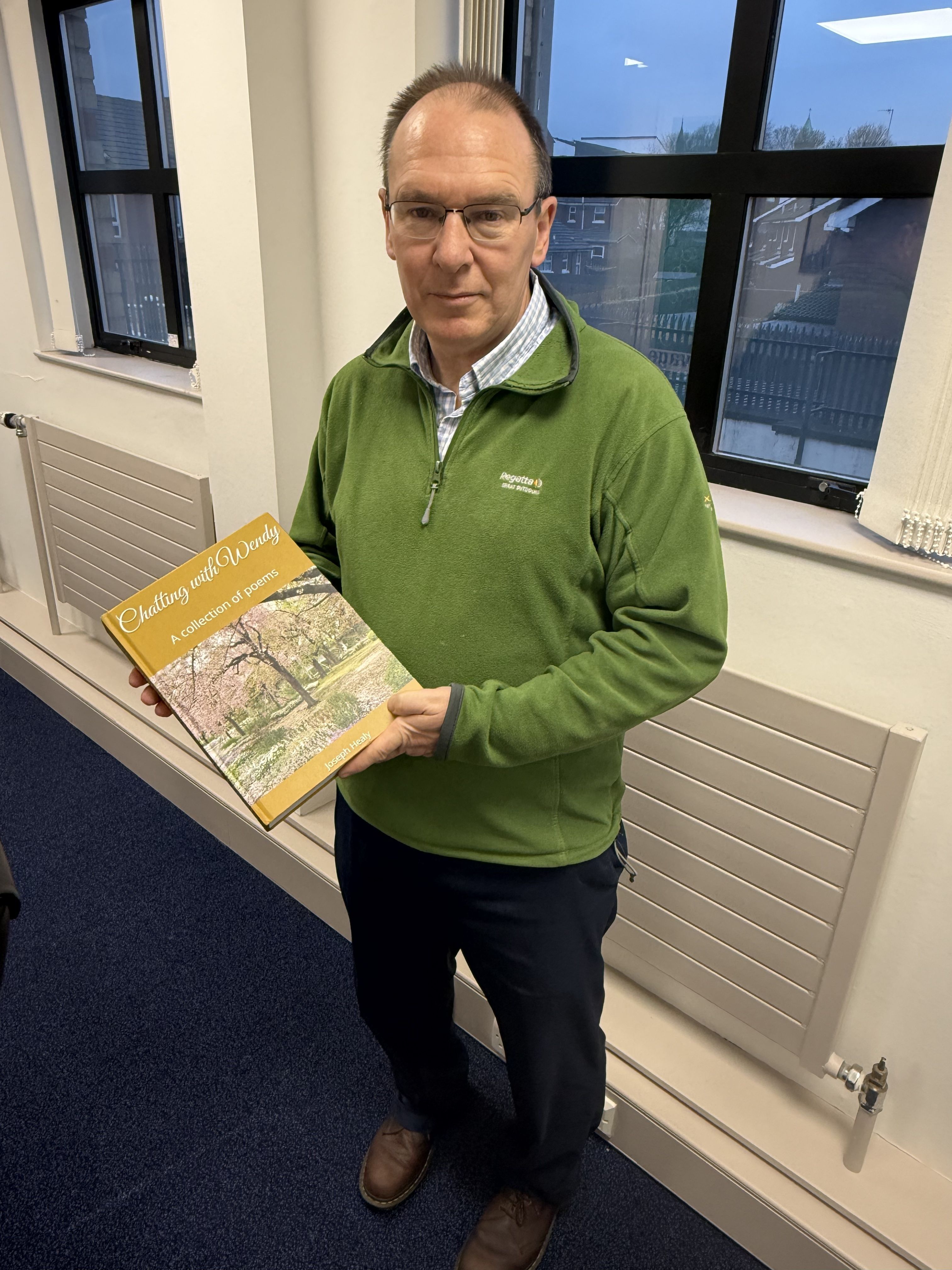 POEMS: Joseph Healy wrote the poems inspired by his wife Wendy