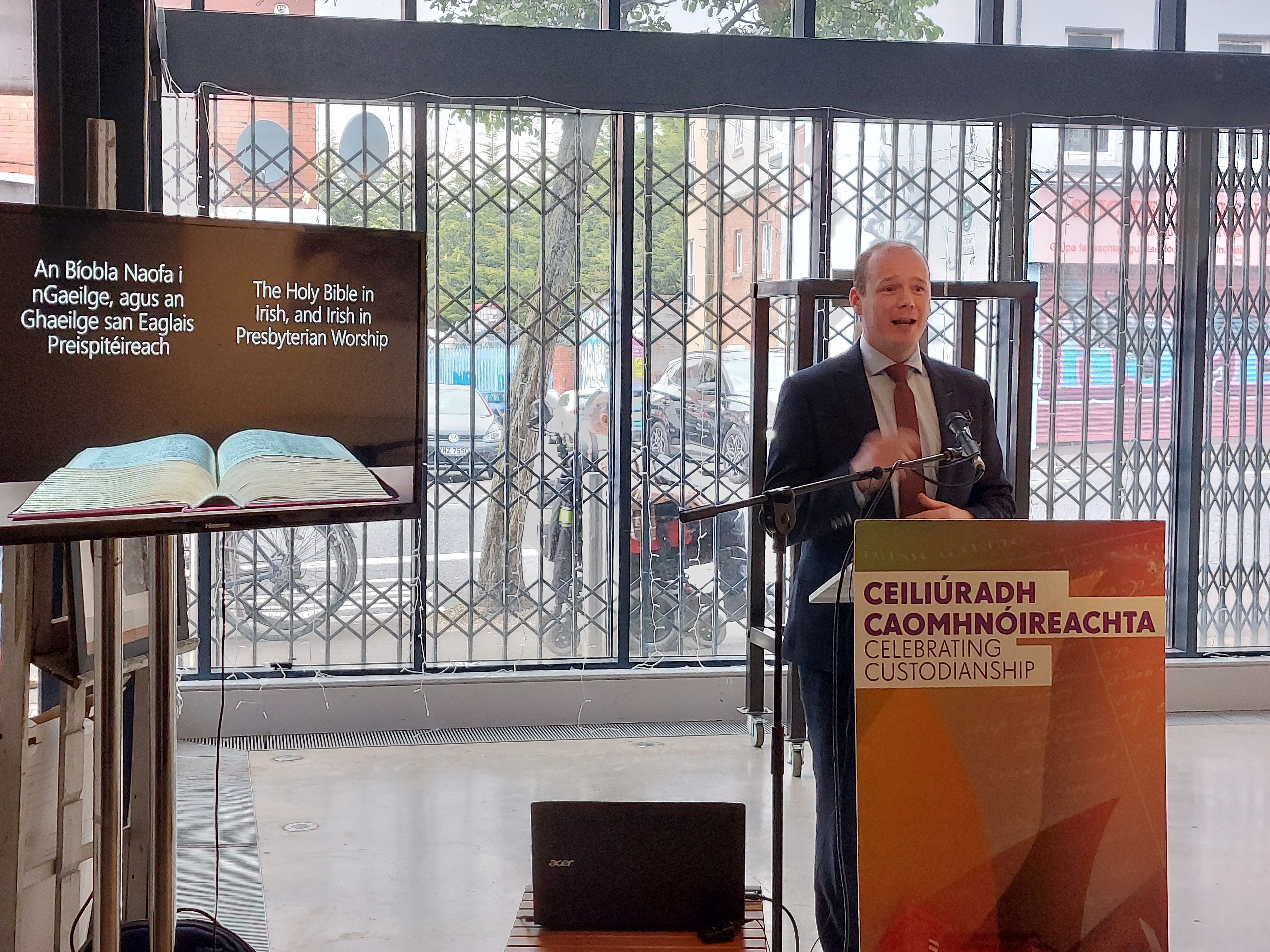 FIGHT CLUB: Communities Minister Gordon Lyons in the wars again 