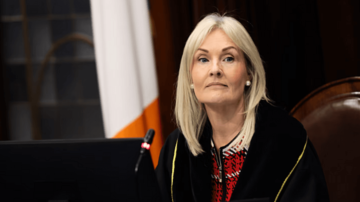 AT LAST: Verona Murphy has finally ruled against the \'political stroke\' on opposition speaking rights by Fianna Fáil and Fine Gael