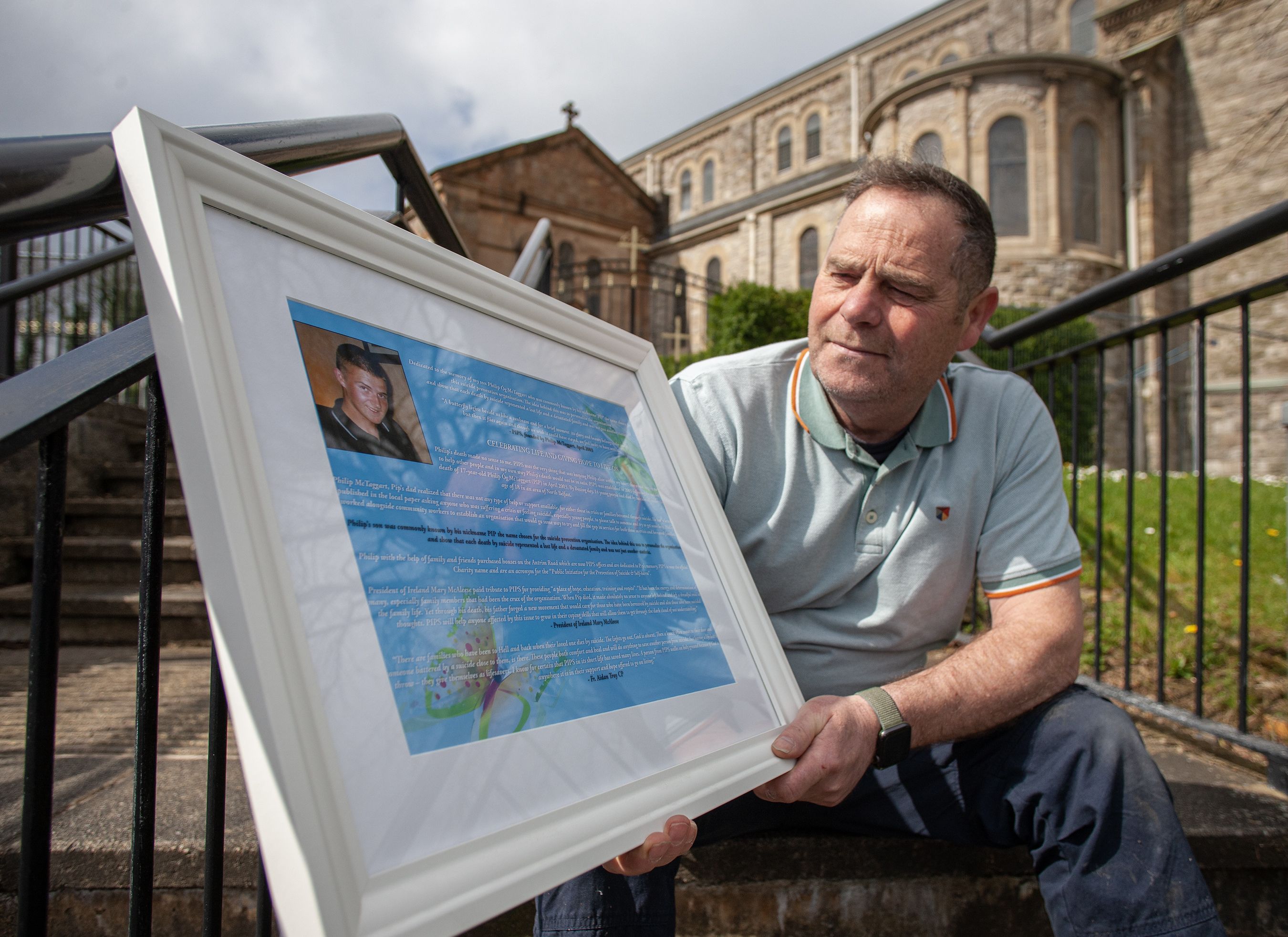 CALL FOR ACTION: Philip McTaggart lost his son to suicide in 2003