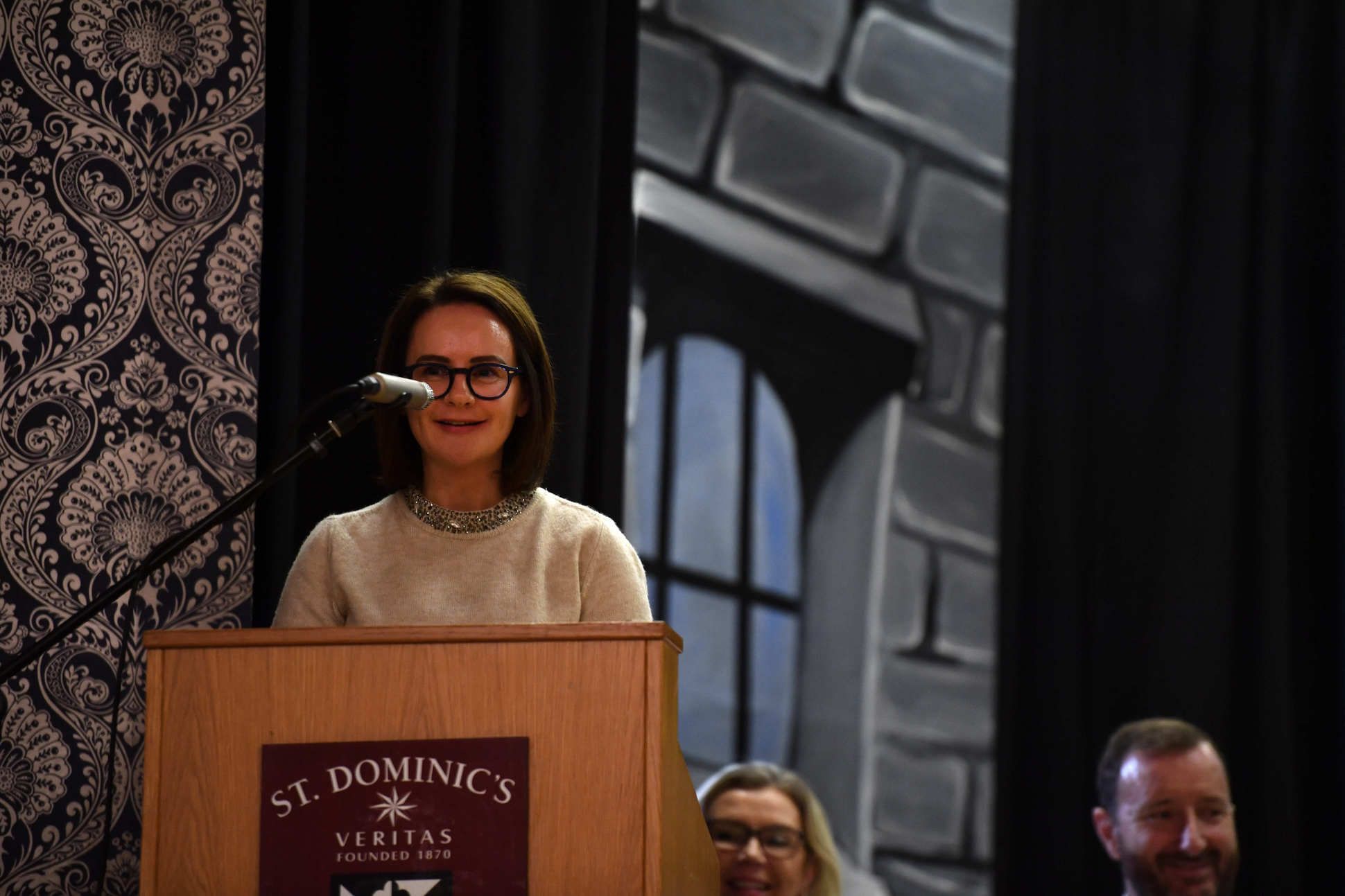 Dr Nichola Booth speaking during the awards evening